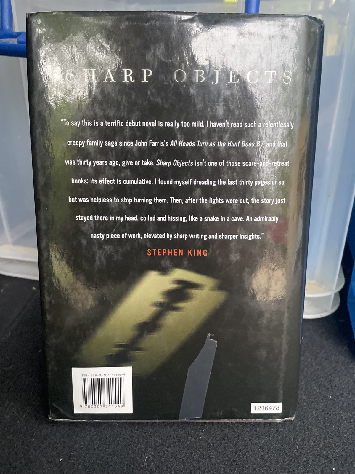 Sharp Objects Gillian Flynn Hardcover Novel Thriller Mystery Gone Girl Author HC