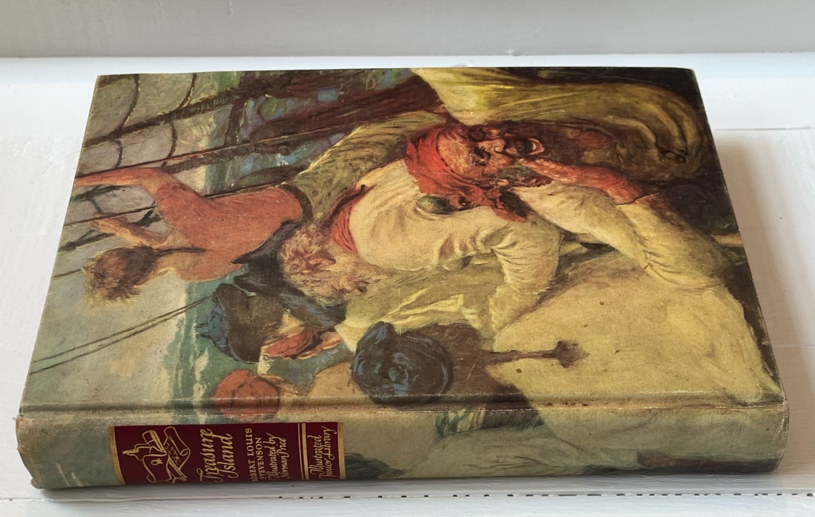 1947 Treasure Island Robert Louis Stevenson Illustrated Junior Library Grosset