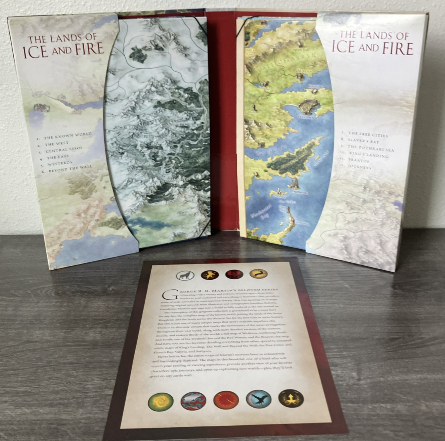 Lands of Ice and Fire (a Game of Thrones) : Maps from King’s Landing to Across..