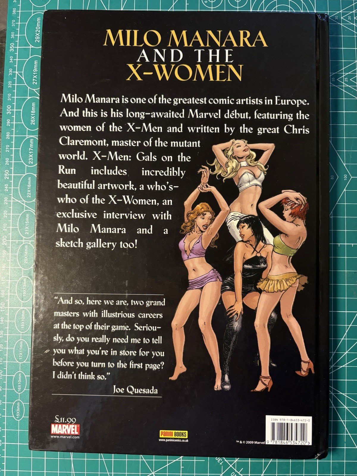 X-Men Gals On The Run Chris Claremont Milo Manara One Shot Panini HC Rare