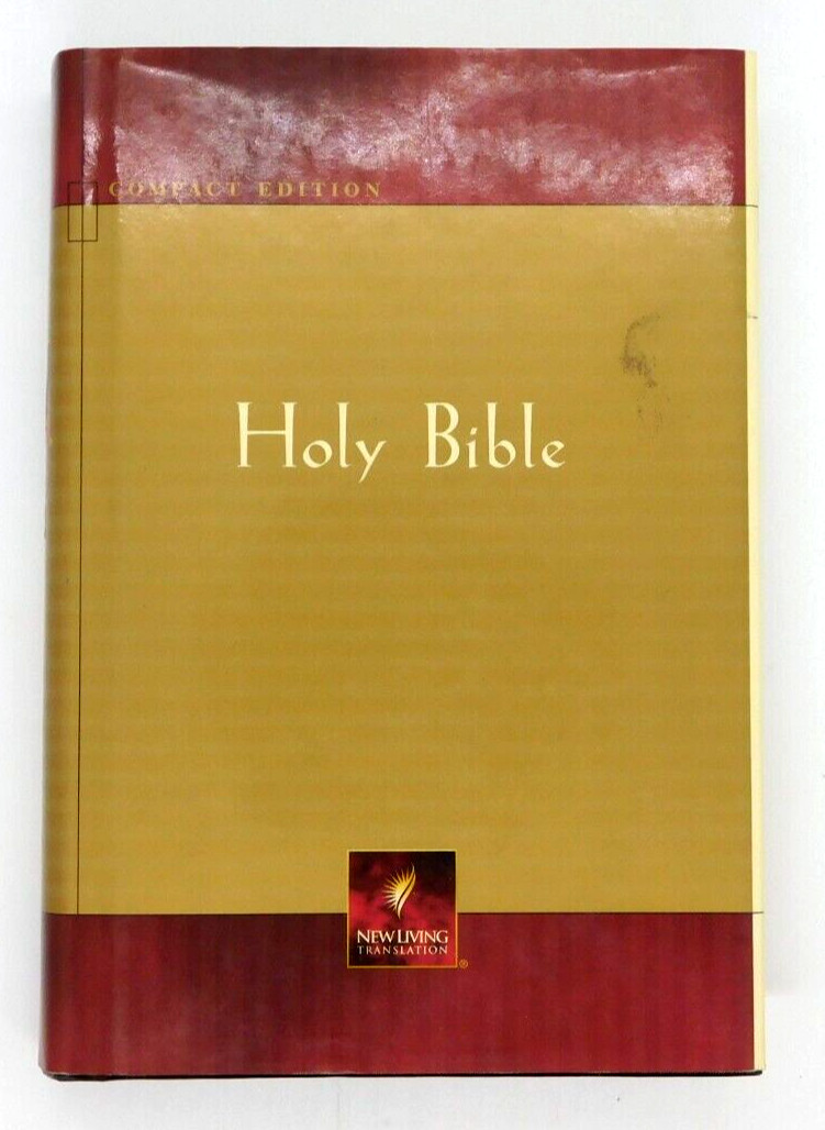 Book Bible New Living Translation Compact Tyndale 6 1/2 x 4 1/2 Dust Jacket Maps