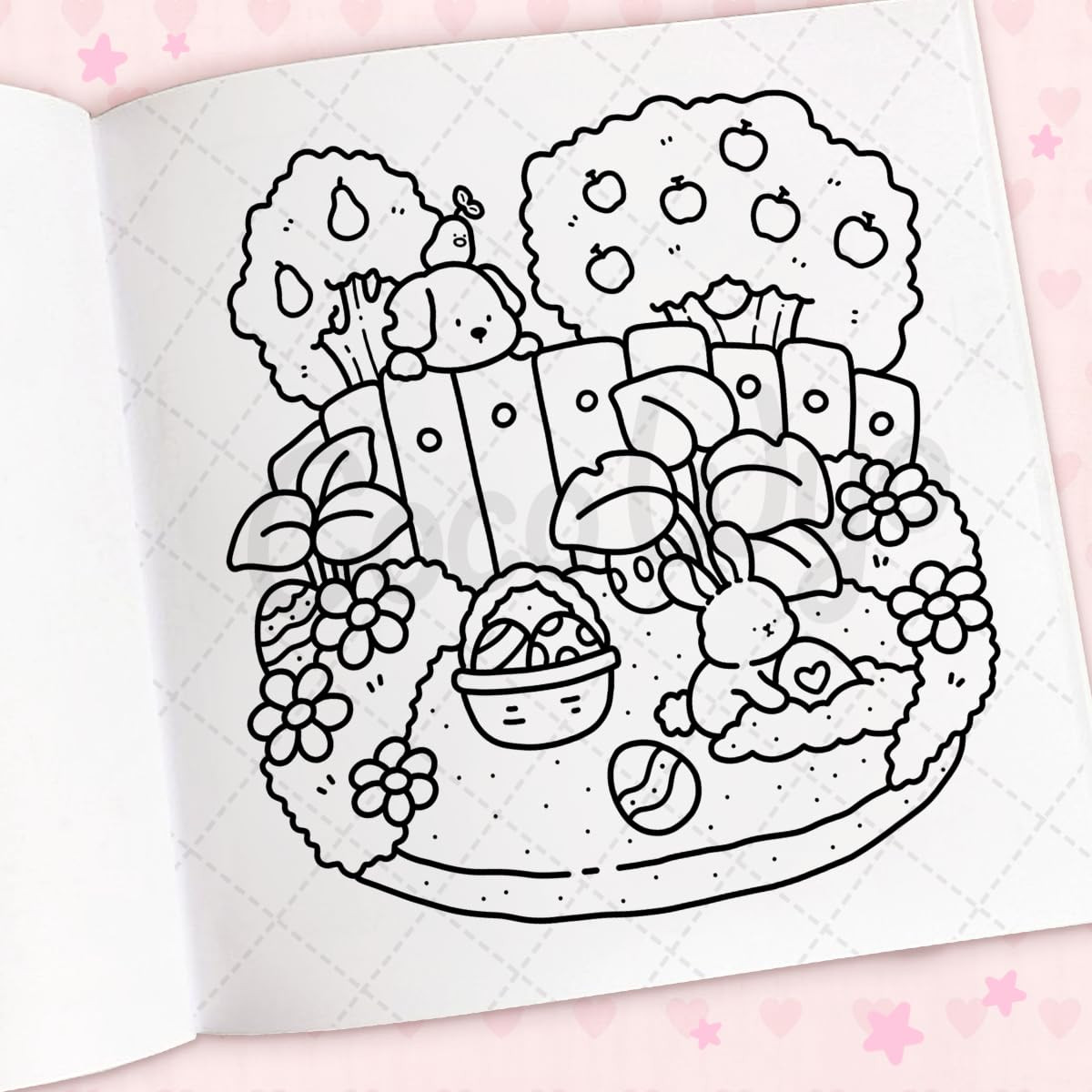 Cozy Cuties: Coloring Book for and Kids (Cozy Spaces Coloring)