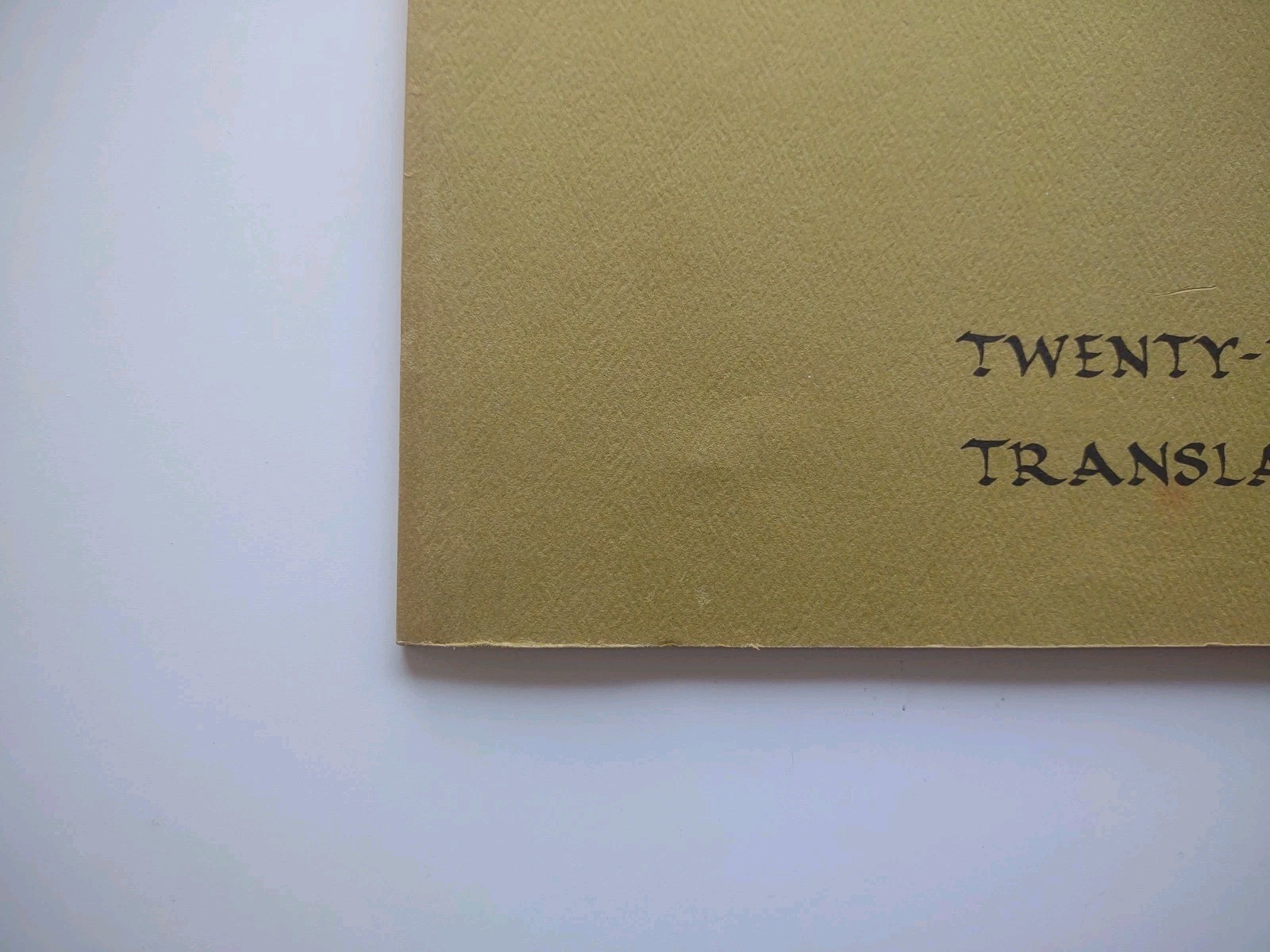 Cold Mountain Poems Han Shan Translated By Gary Snyder 1972 Press 22 2nd Edition