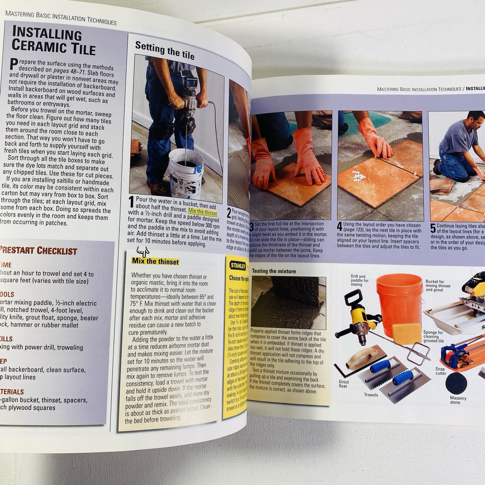 Complete Tiling by Stanley Complete Projects Staff and Ken Sidey 2004, Trade PB