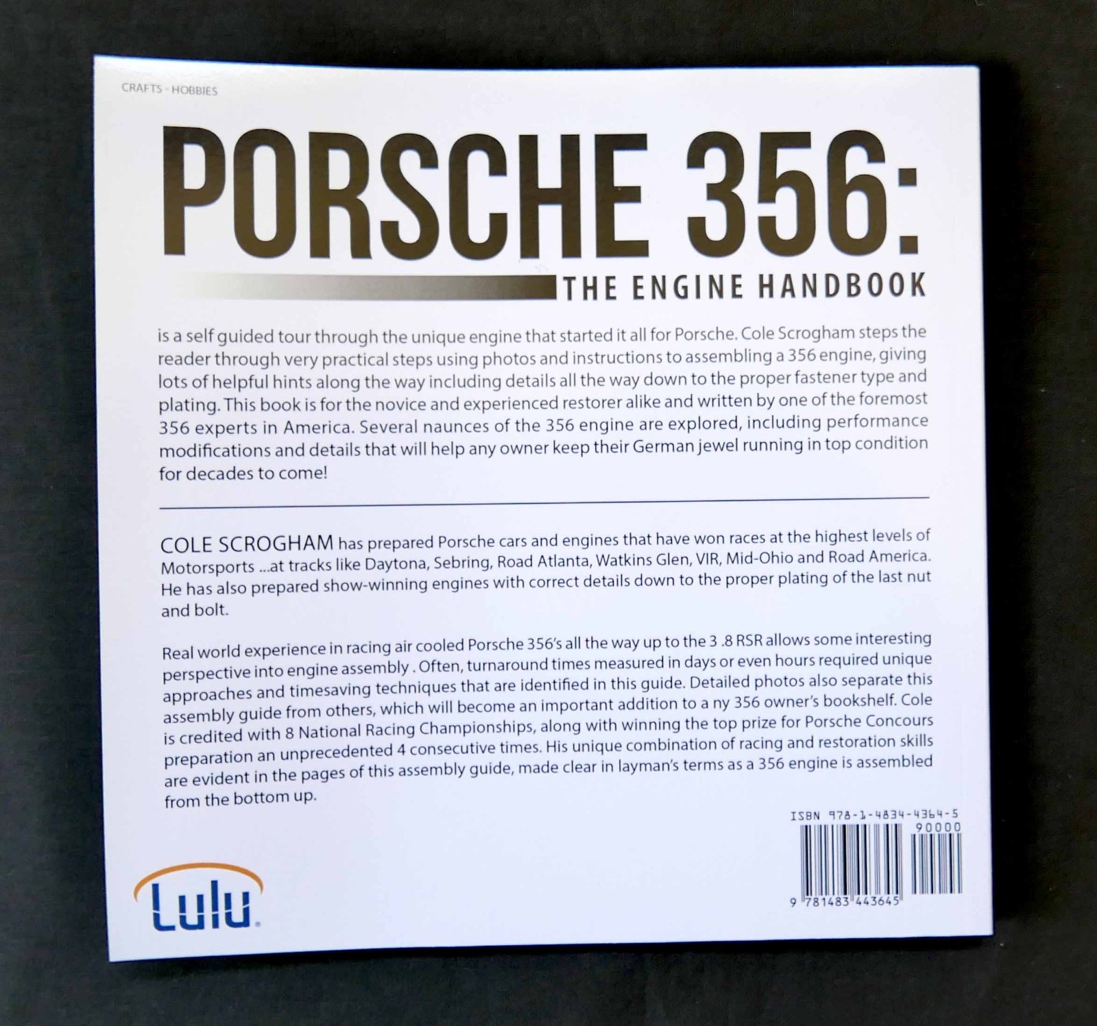 Porsche 356: The Engine Handbook by Cole Scrogham
