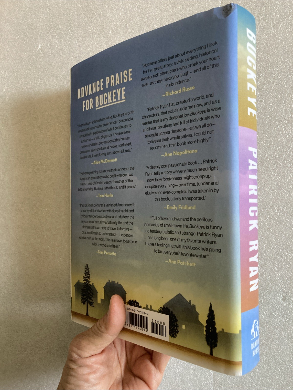 Buckeye: A Novel by Patrick Ryan 2025 Hardcover B&N Exclusive