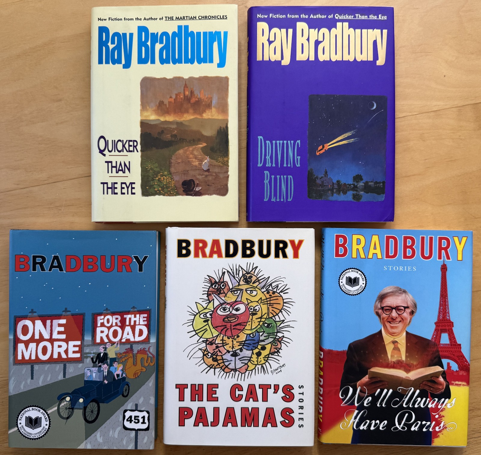 RAY BRADBURY LOT 5 Short Story Hard Covers All 1st Editions Published 1996-2009