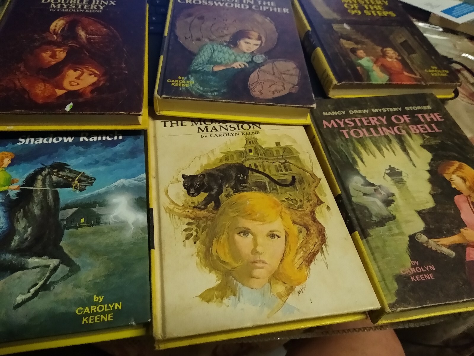 6 vintage Nancy Drew Mystery HC U pick 4.00 each , 4.00 shipping no matter