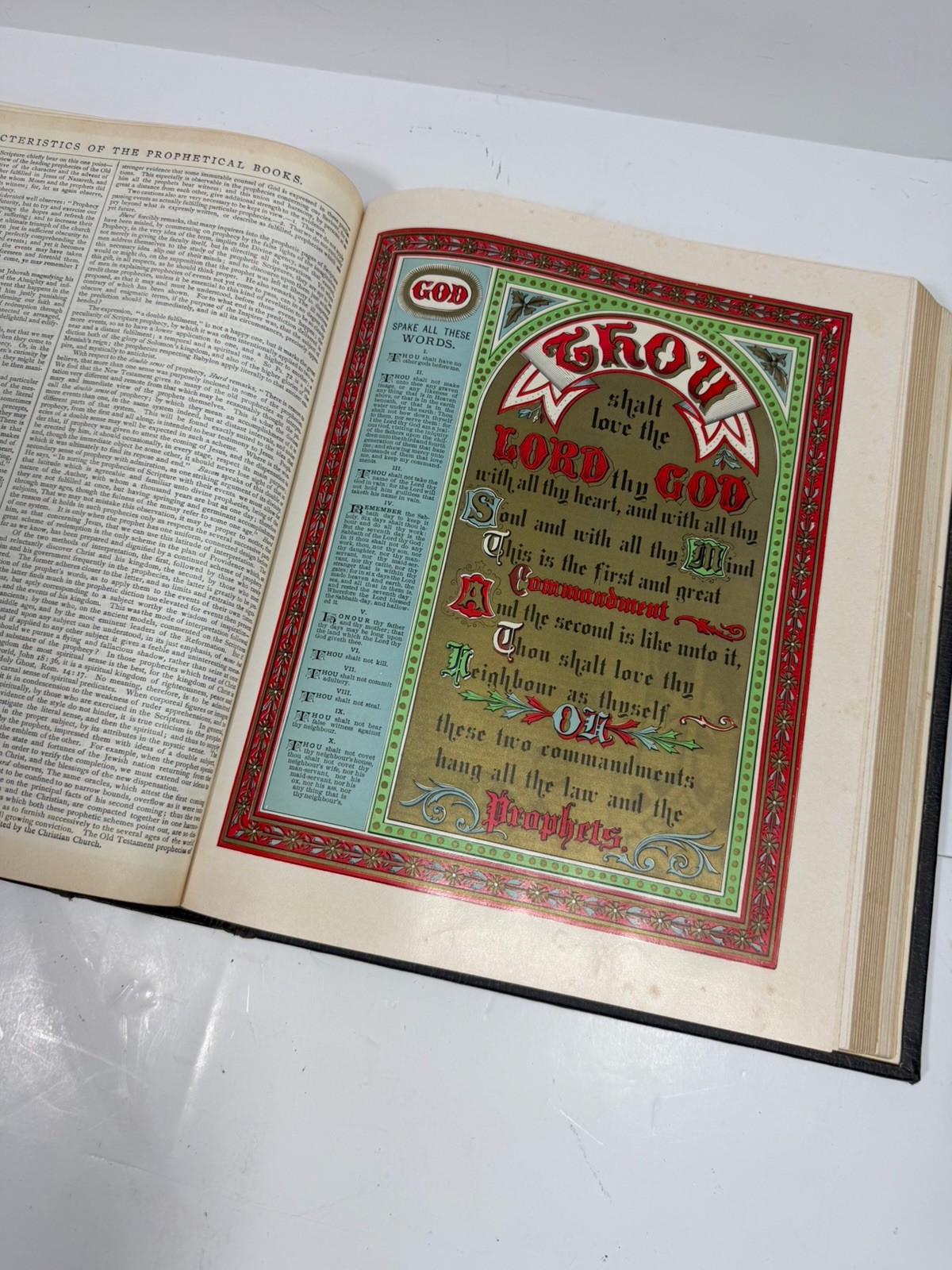 Vintage Holy Bible Self Pronouncing Edition Old & New Testament’s
