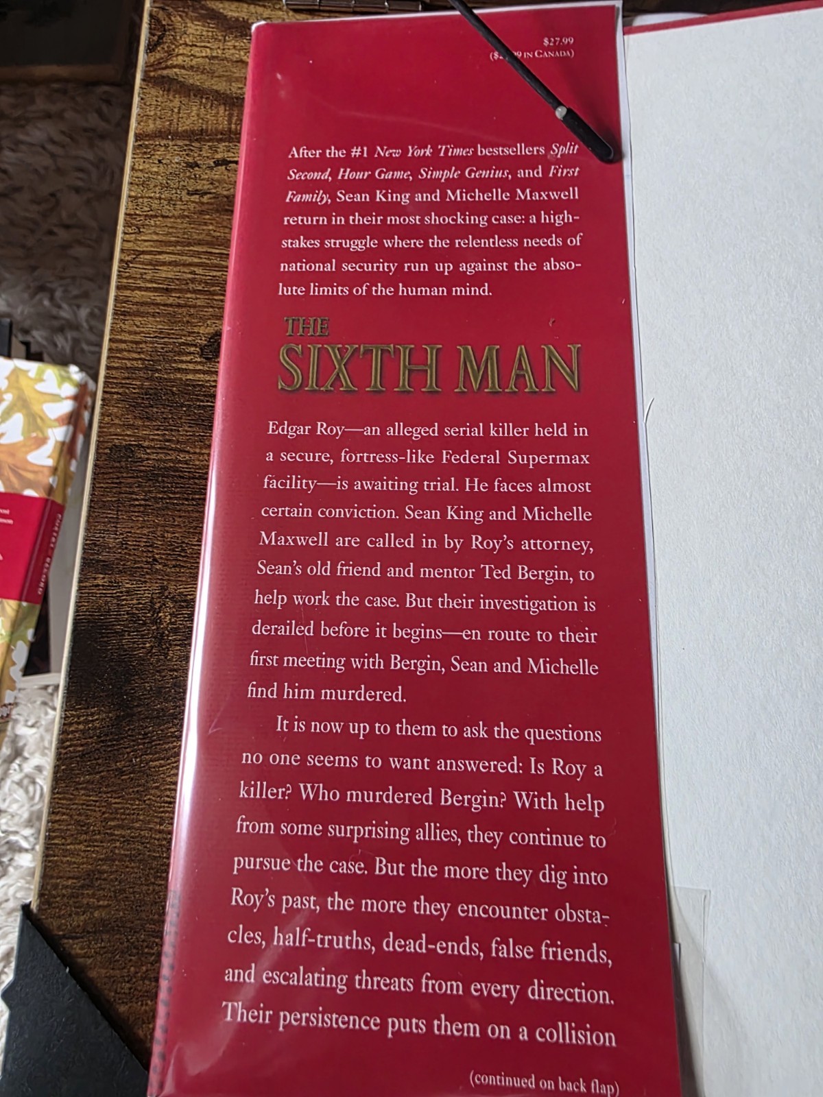 King and Maxwell Ser.: The Sixth Man by David Baldacci (2011, Hardcover /…