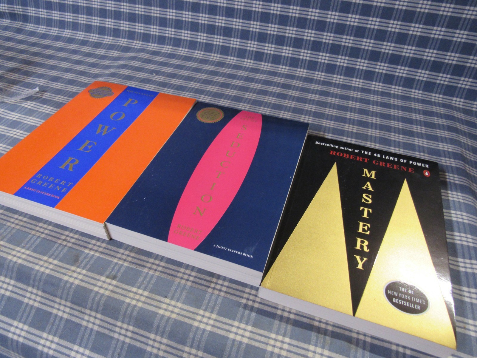 Robert Greene 3 Book Collection -The 48 Laws Power, Mastery, Seduction FREE SHIP