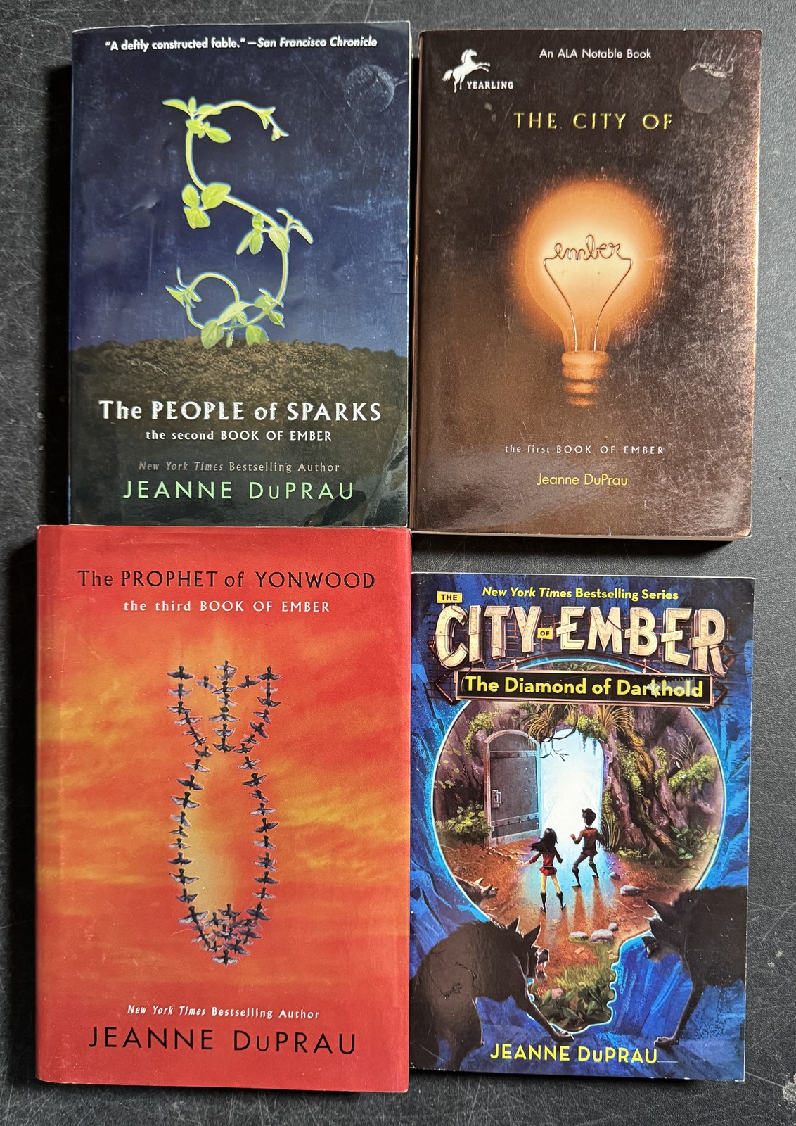 Complete Series Set EMBER 1-4 Jeanne DuPrau Lot