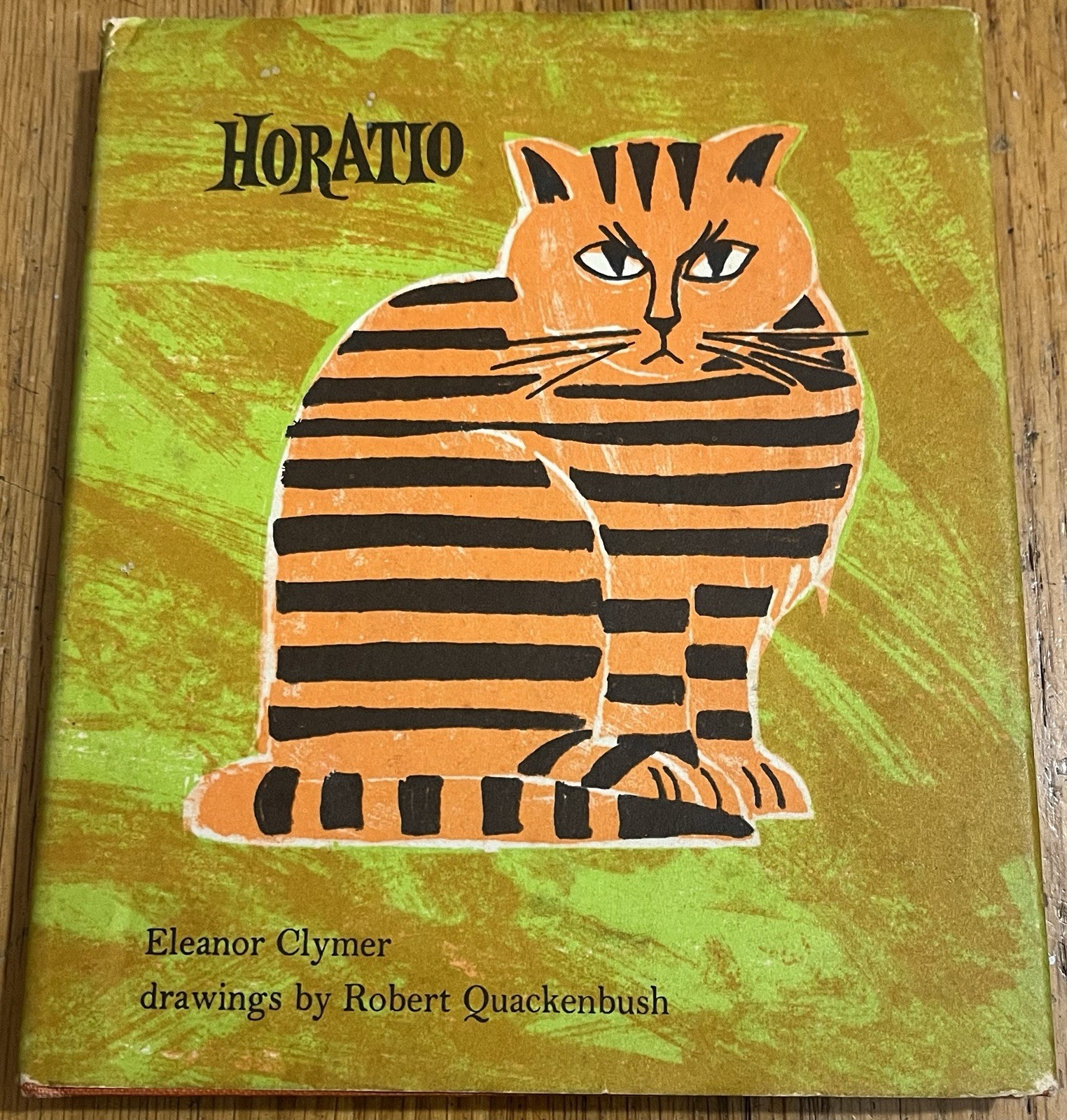 HORATIO : by Eleanor Clymer : Robert Quackenbush : hbdj 1st ed : cat : vintage