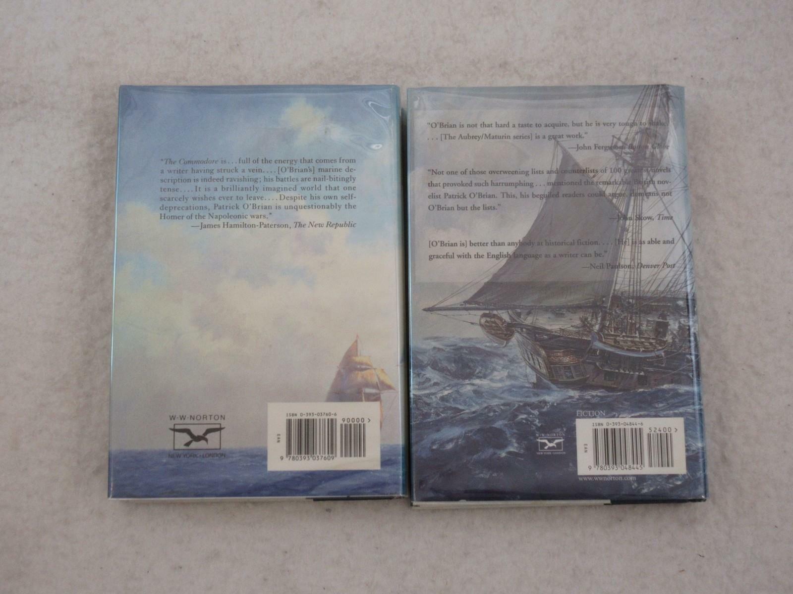 Lot of 2 Patrick O’Brian THE COMMODORE & BLUE AT THE MIZZEN 1st Editions