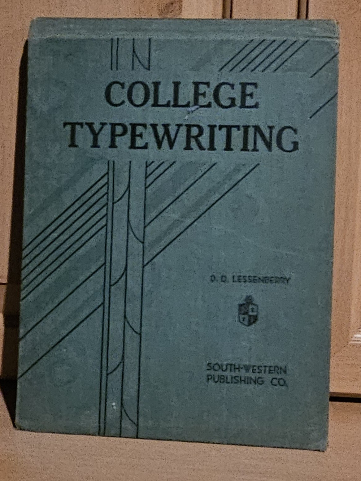 Rare Vintage 1936 College Typewriting D.D. Lessenberry Second Edition