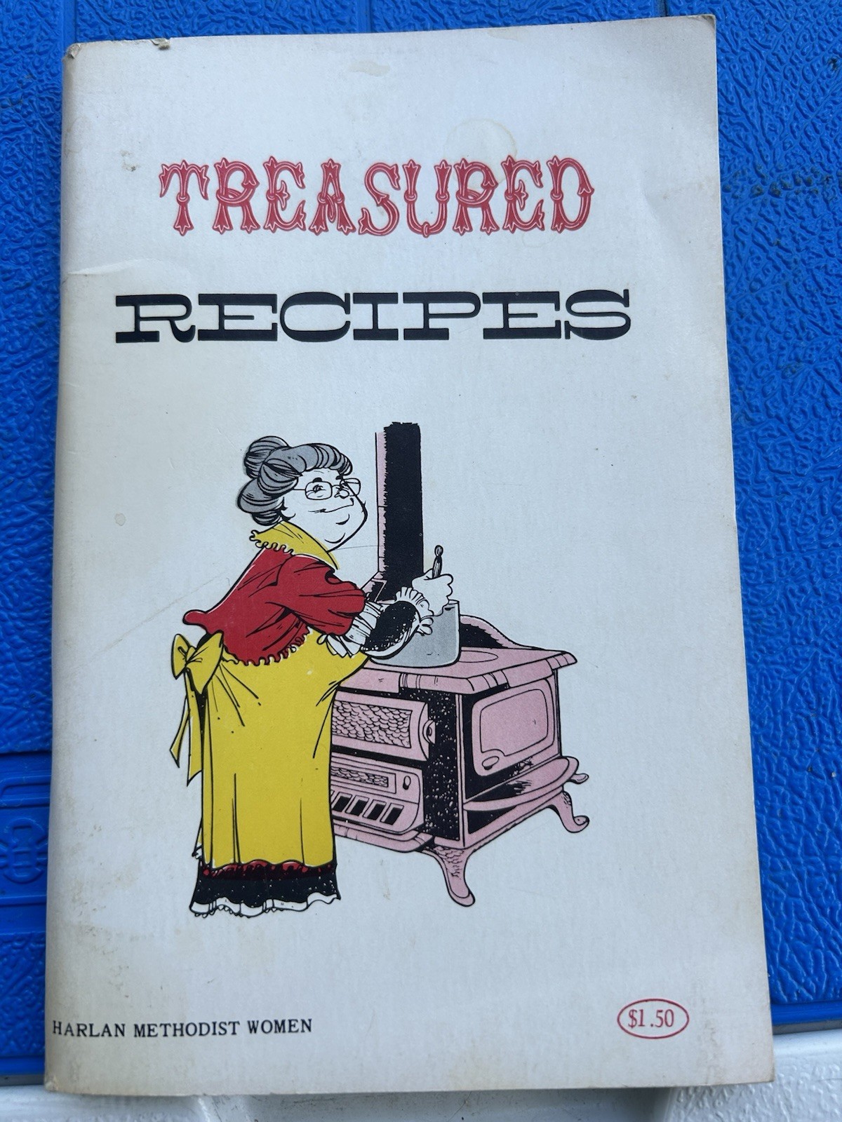TREASURED RECIPES Harlan United Methodist Church Women 1975 PB Kentucky Cookbook