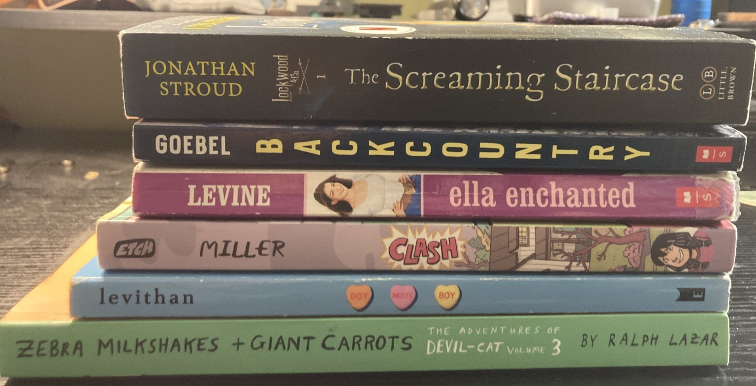 6 Young Adult Books,3 lbs 8 OZ, Popular Titles