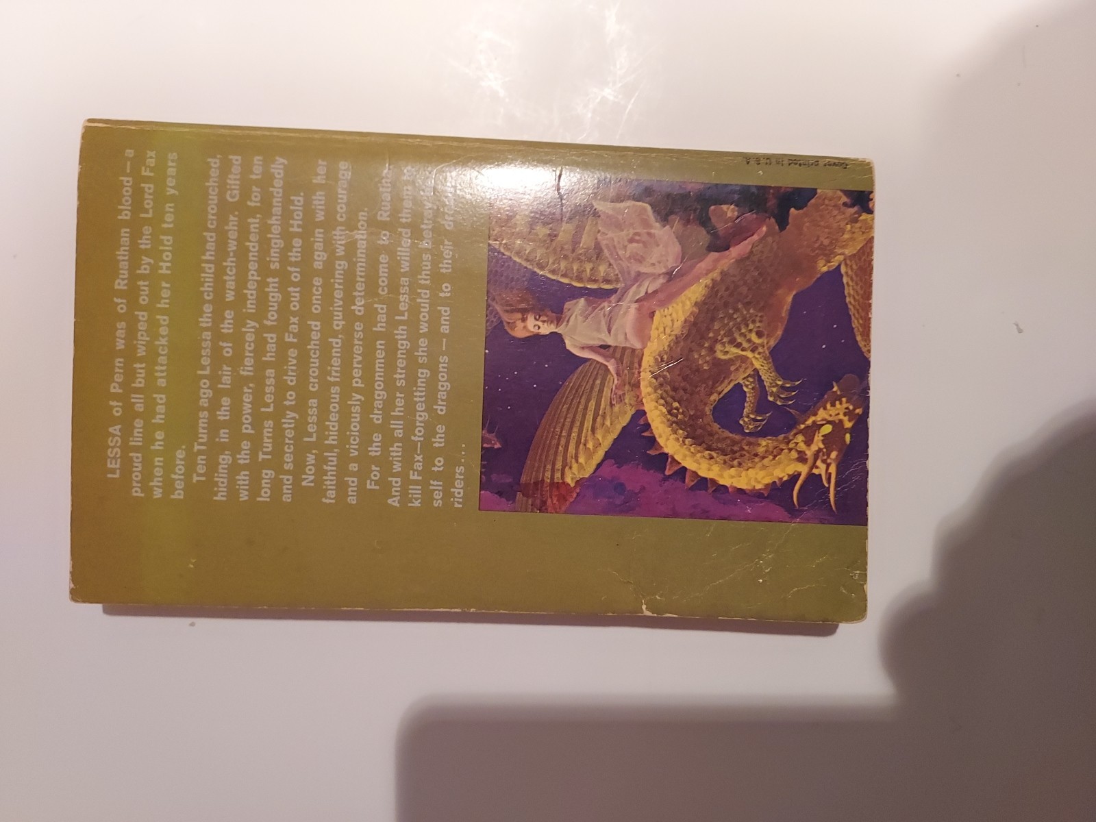 Dragonflight Anne Mccaffrey 1968 Paperback 1st Printing
