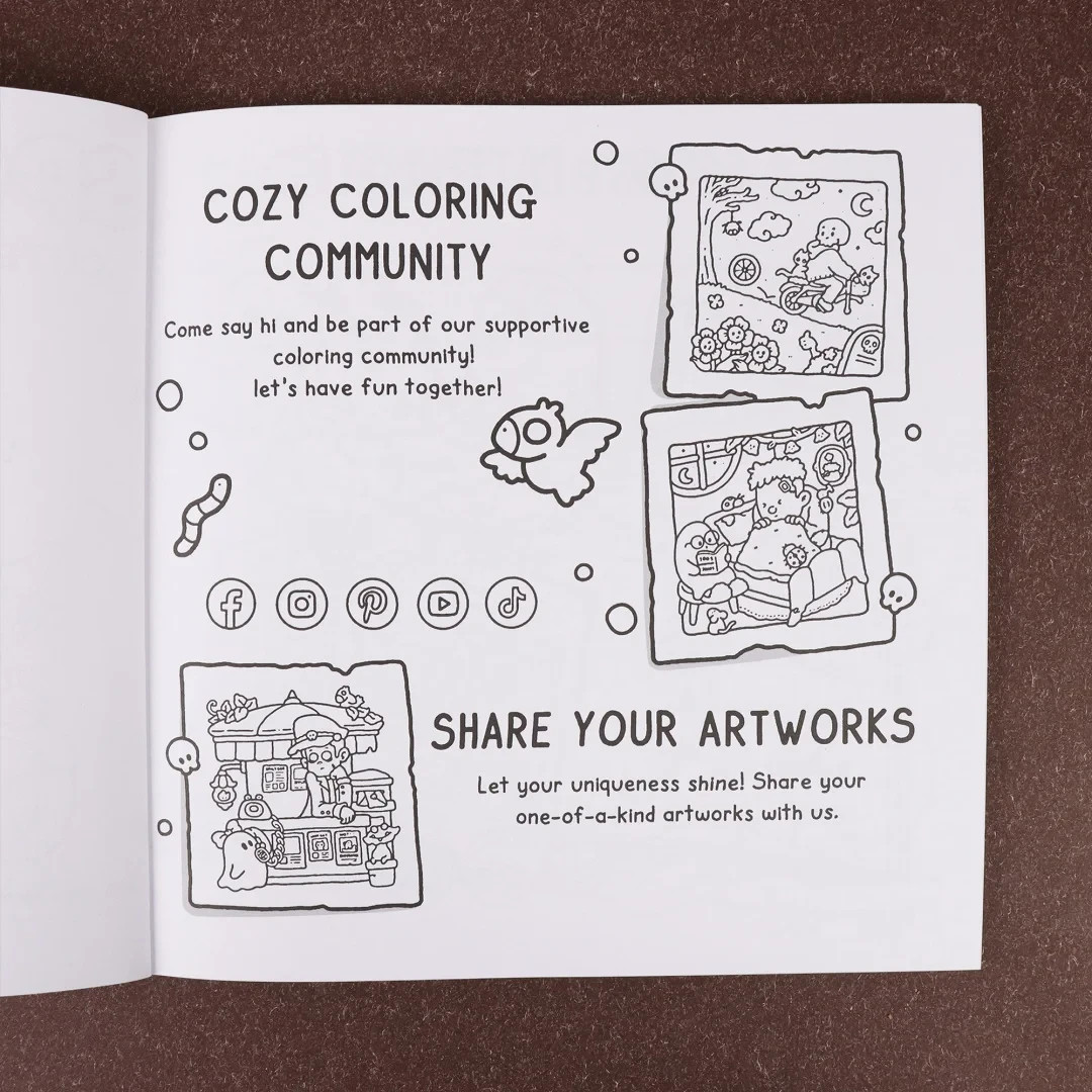 Spooky Cutie by Coco Wyo: Coloring Book for Adults and Teens | Paperback