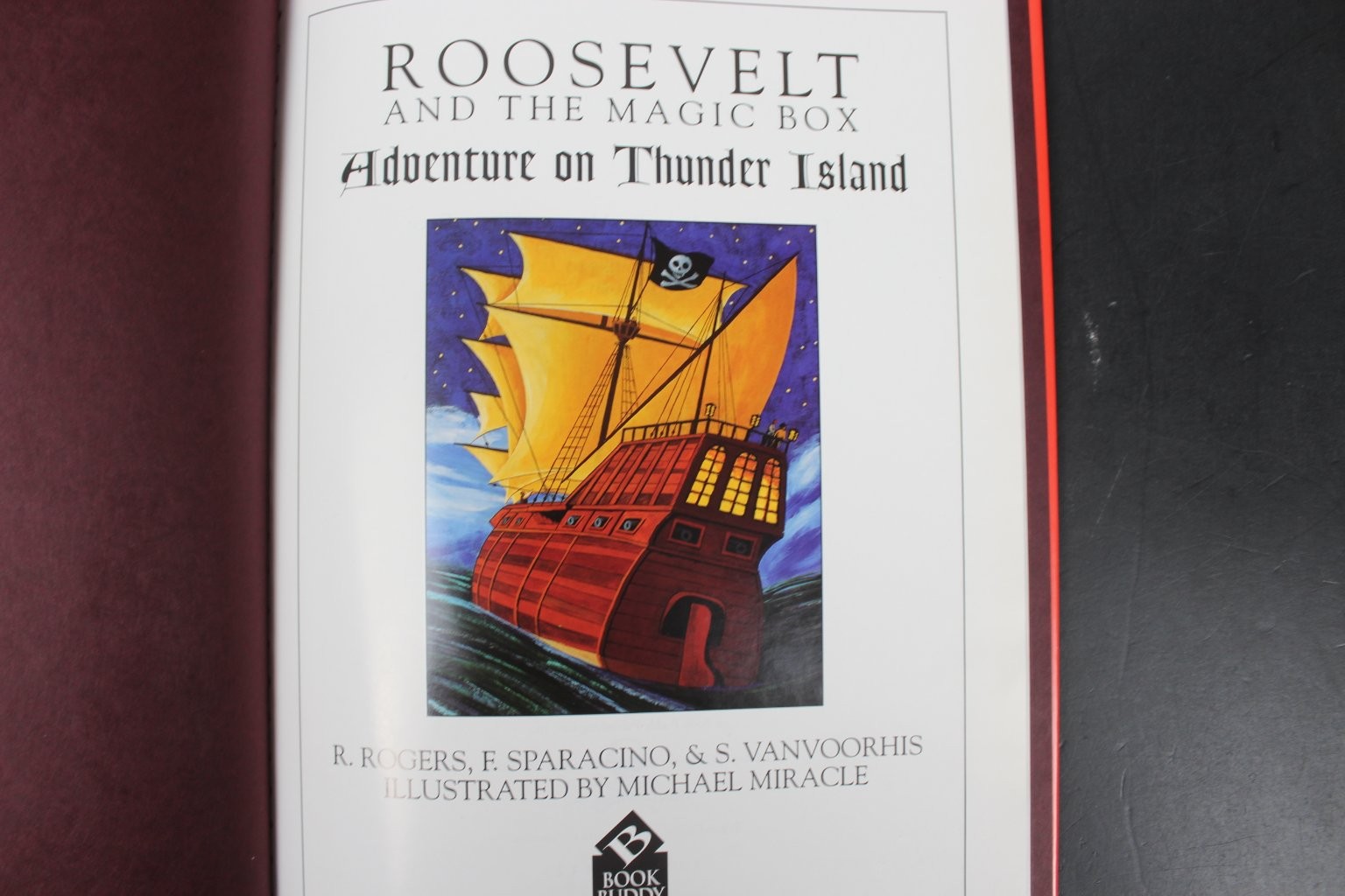 Roosevelt Magic Box Adventure on Thunder Island R. Rogers 1995 Illustrated VG