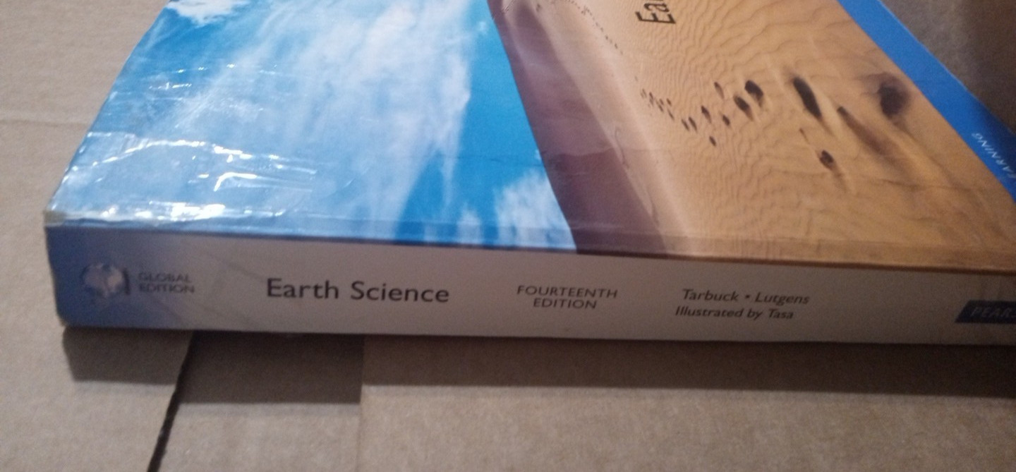Earth Science–Global Edition -14th Edition by Edward Tarbuck –Paperback