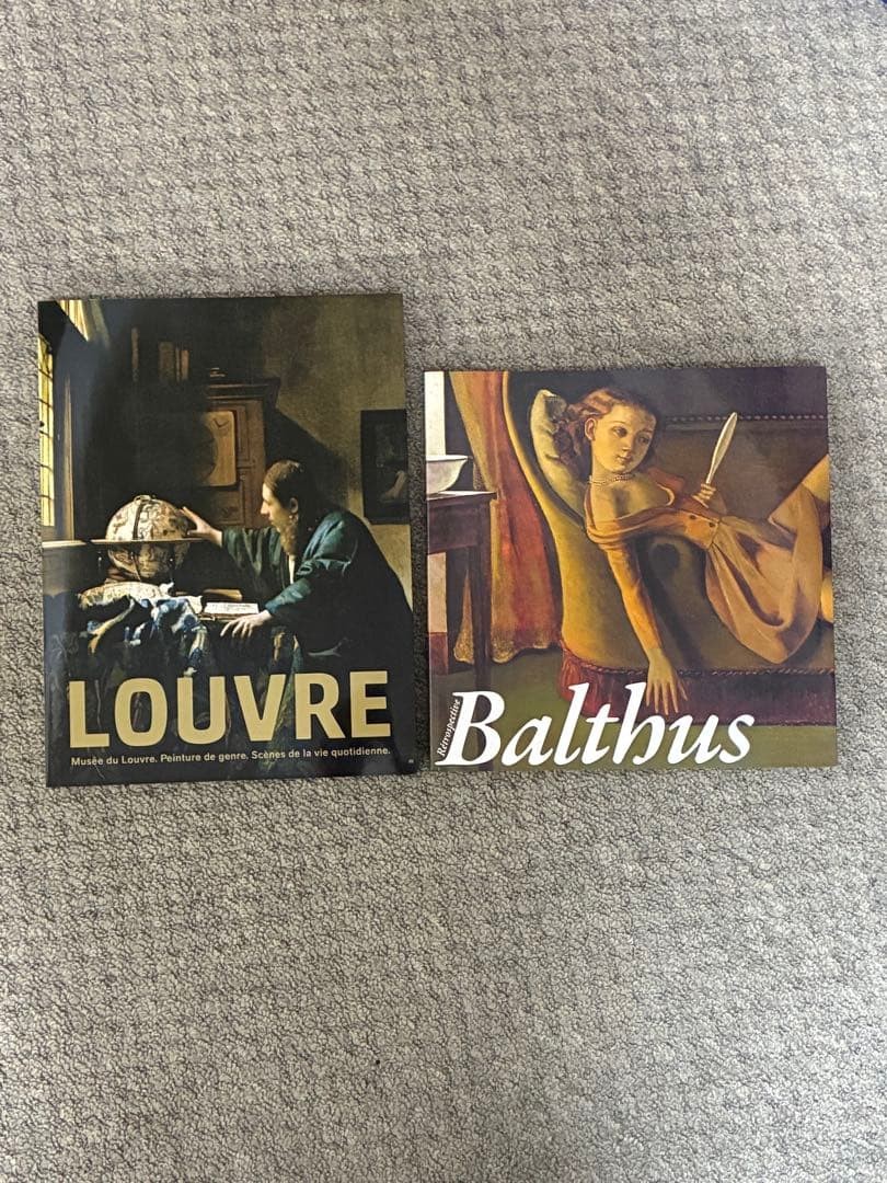 Balthus Exhibition Catalog & Louvre Museum Art Book Set Active Art Prints