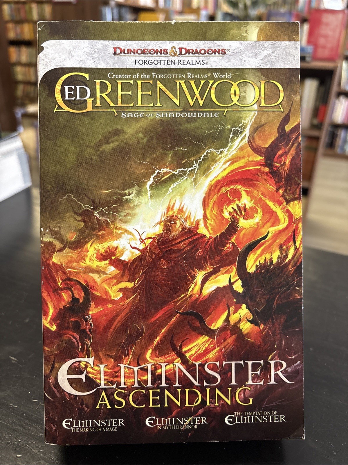 Elminster Ascending by Ed Greenwood 2010 Wizards of the Coast Trade Paperback