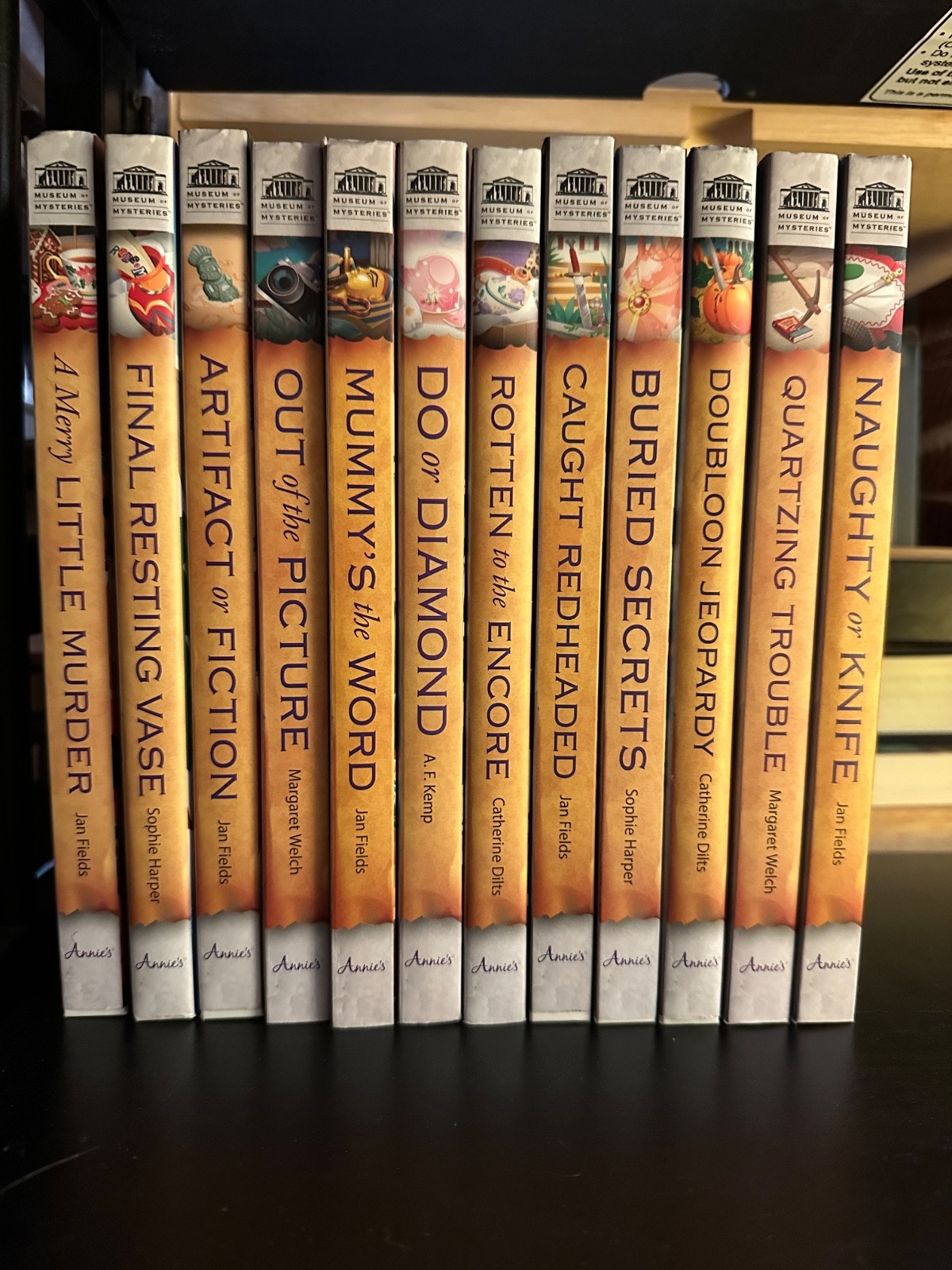 Museum of Mysteries 12 HC Book lot set Christian Annie’s VG COMPLETE +