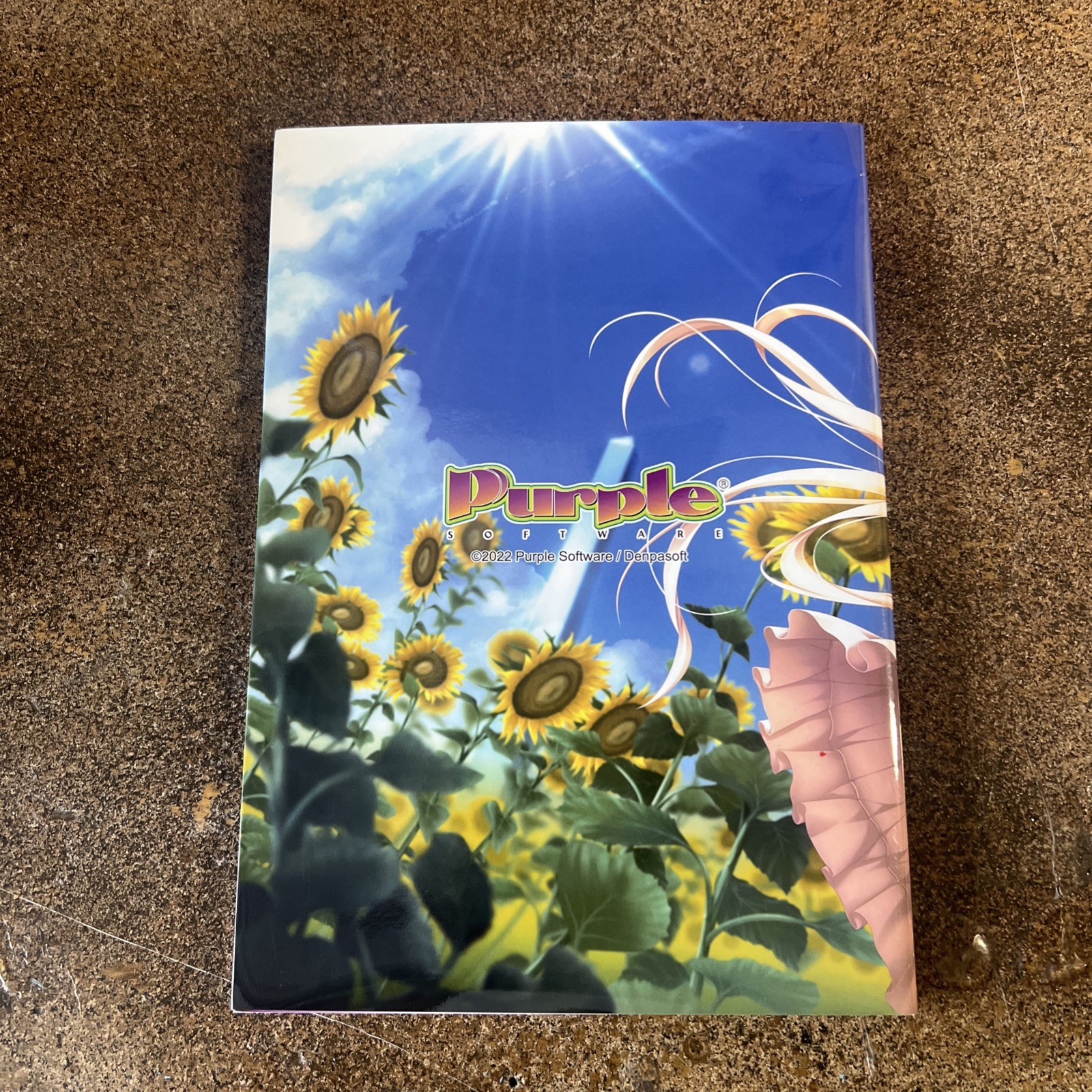 Chrono Clock Visual Fan Book Purple Software Collectible