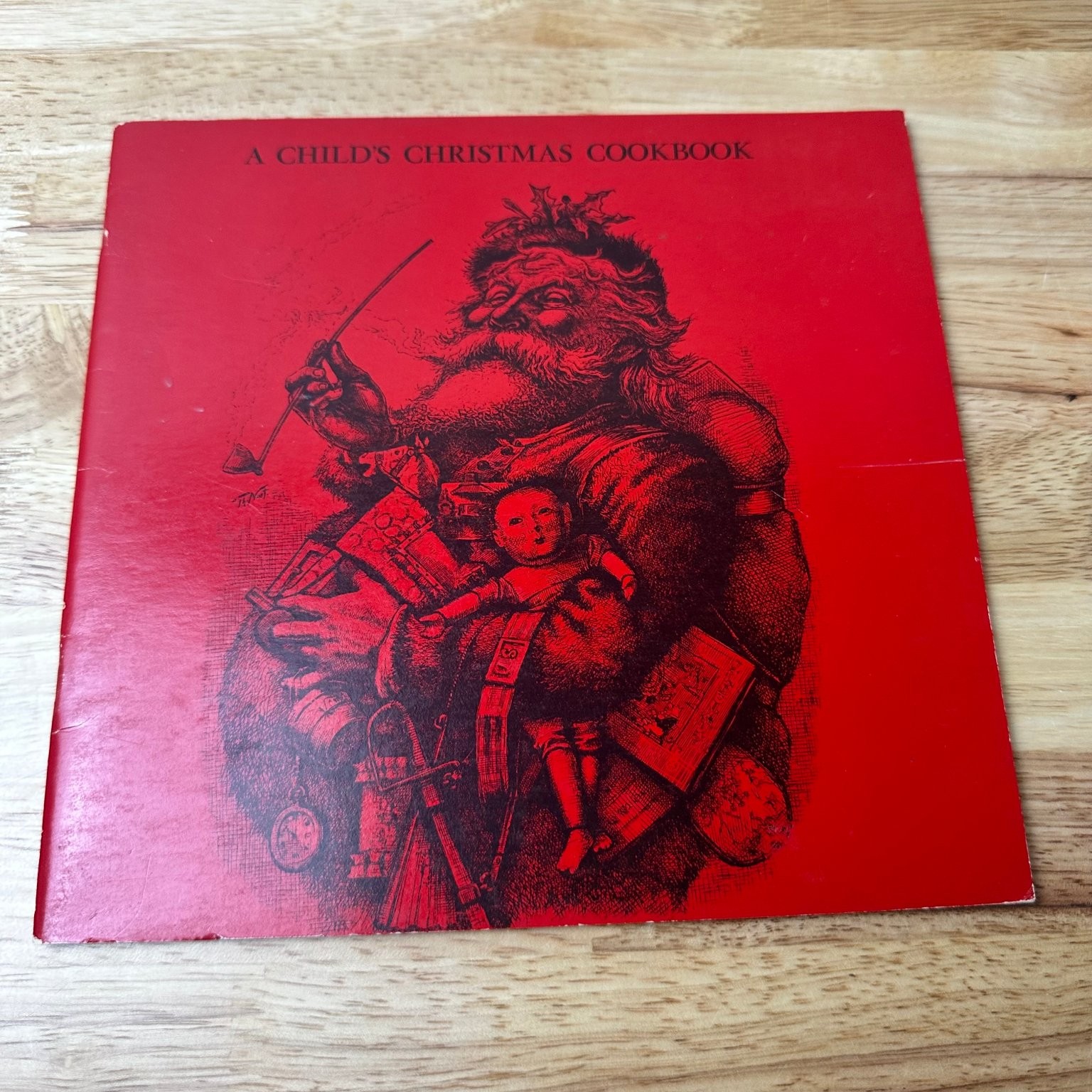 A Child’s Christmas Cookbook Betty Chancellor 1981 Illustrated Evergreen Press