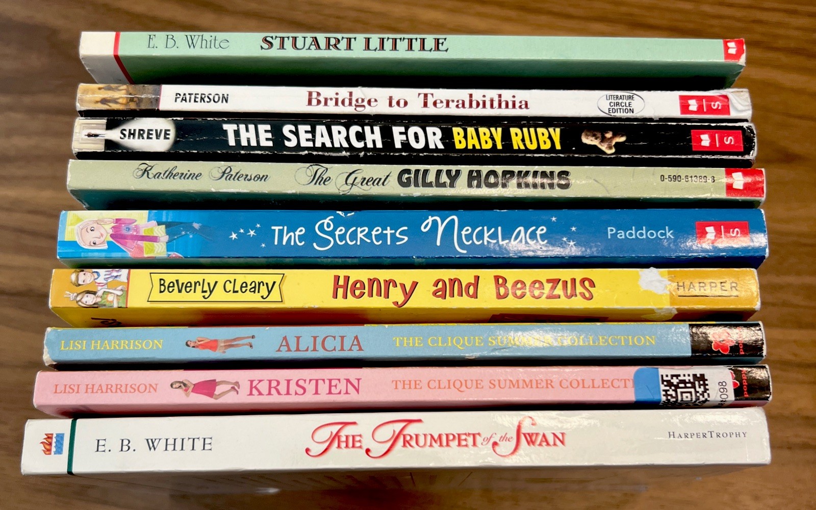 BOOK BUNDLE Paperback Juvenile Books – Lot of 9 – Miscellaneous Authors