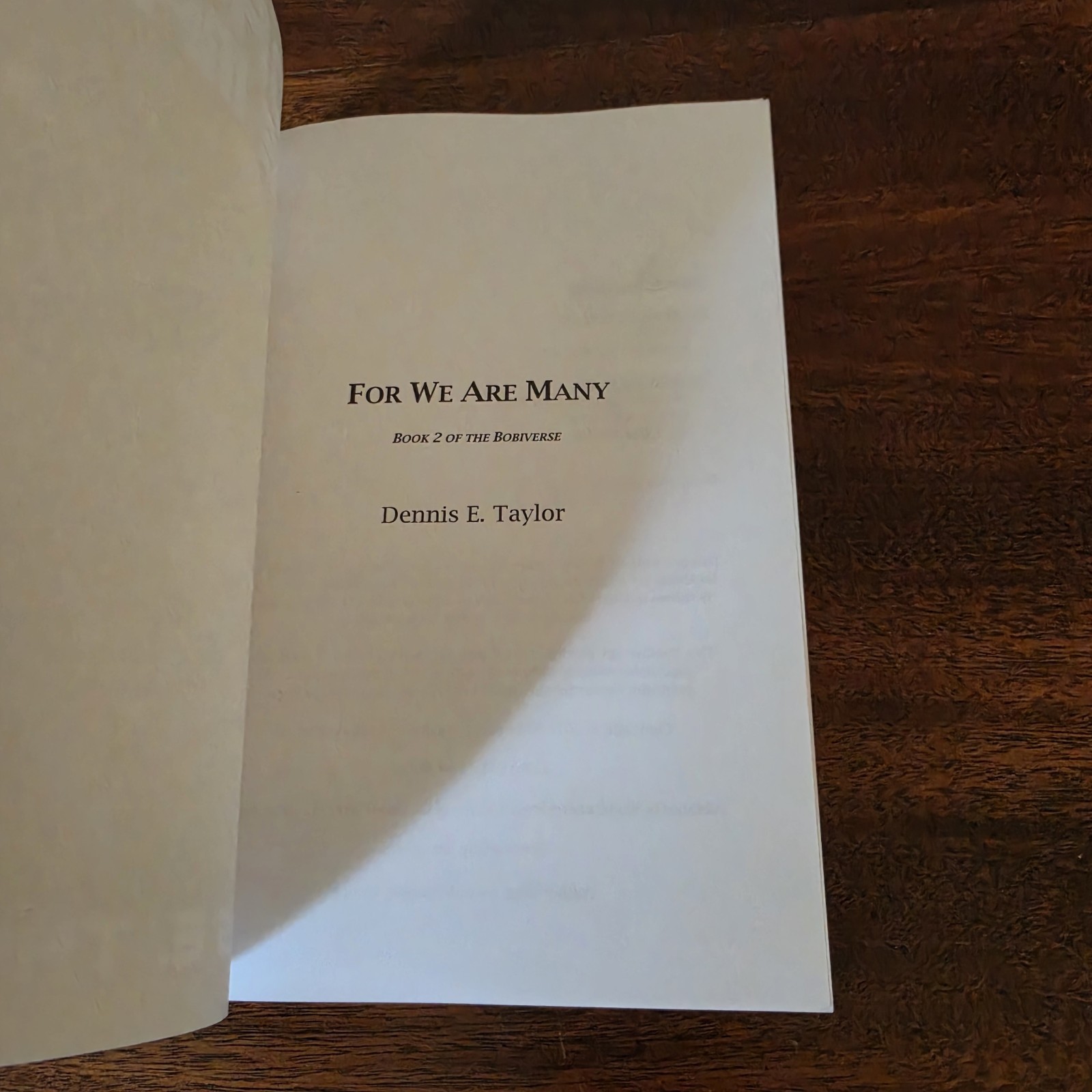 For We Are Many by Dennis E. Taylor (Bobiverse Book 2) Paperback Book