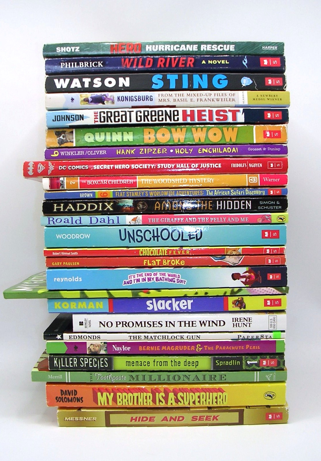 Lot 25 BOYS Reading Level 4 – 5 ACCELERATED READERS 4th 5th + Grade AR Chapter