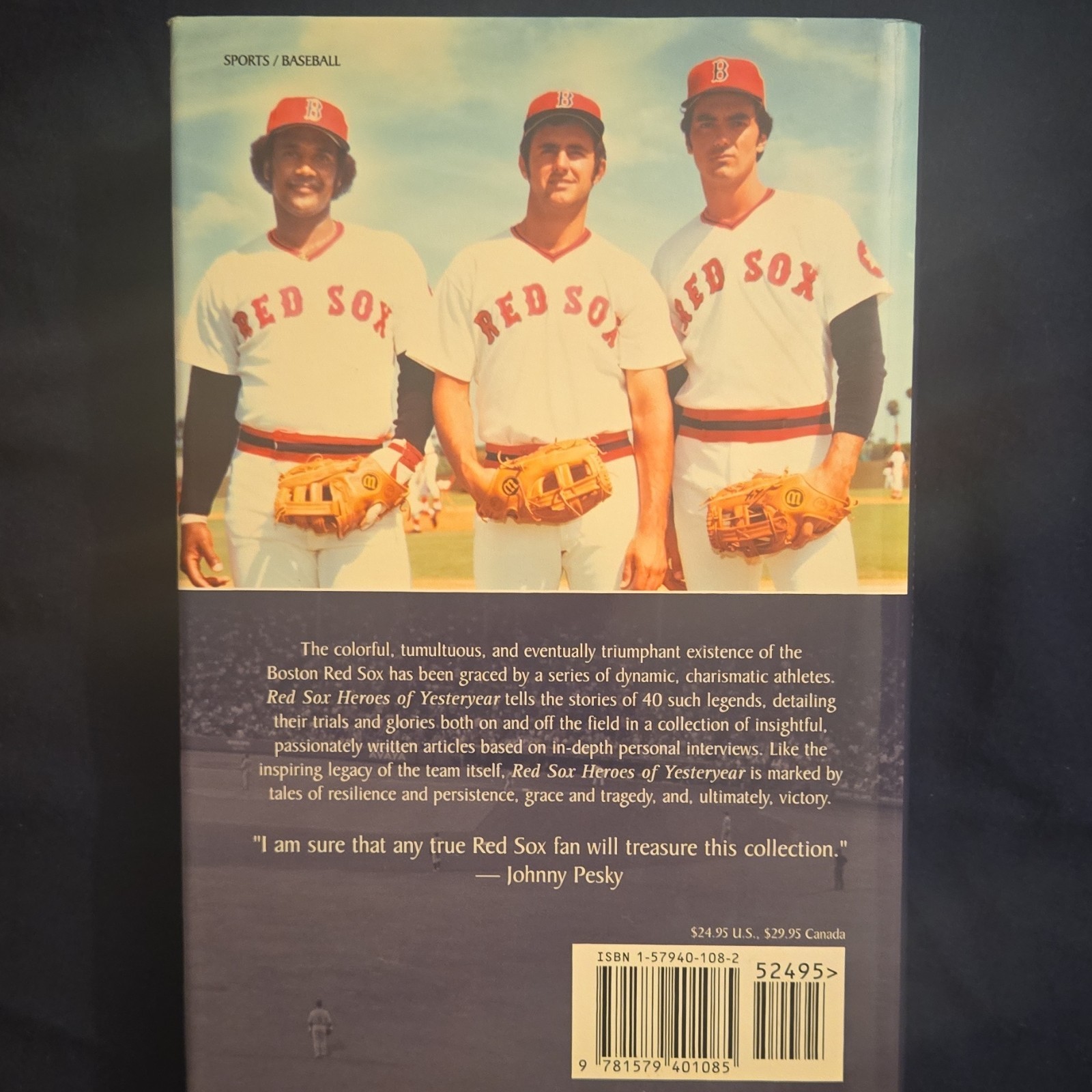 Red Sox Heroes of Yesteryear by Herb Crehan Signed Hardcover Baseball Book