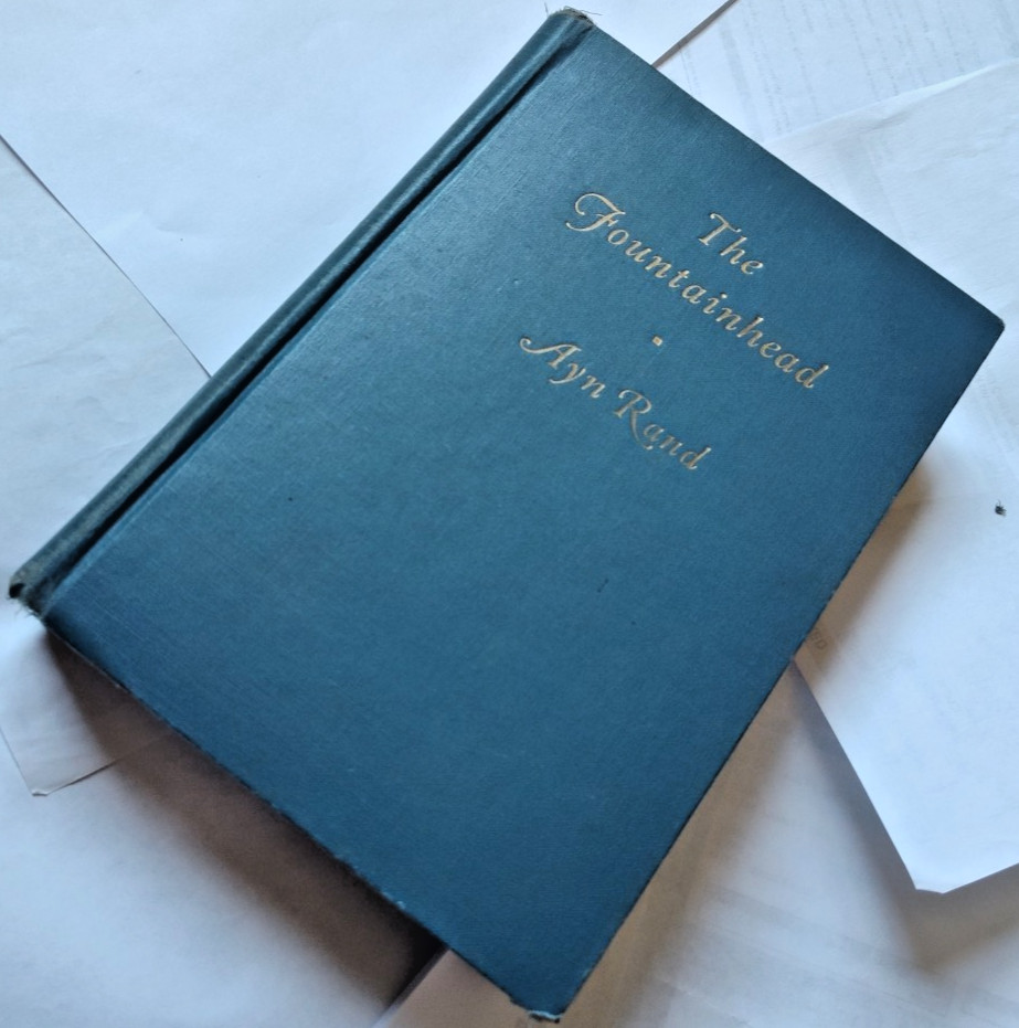 The Fountainhead Ayn Rand 1943 HC Bobbs-Merrill