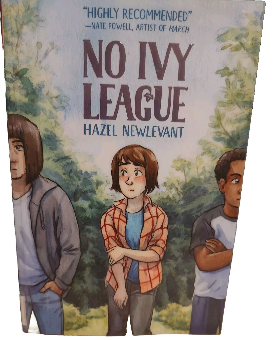 Graphic Novel Roar No Ivy League Hazel Newlevant Lincoln Library Copy 207 Pages