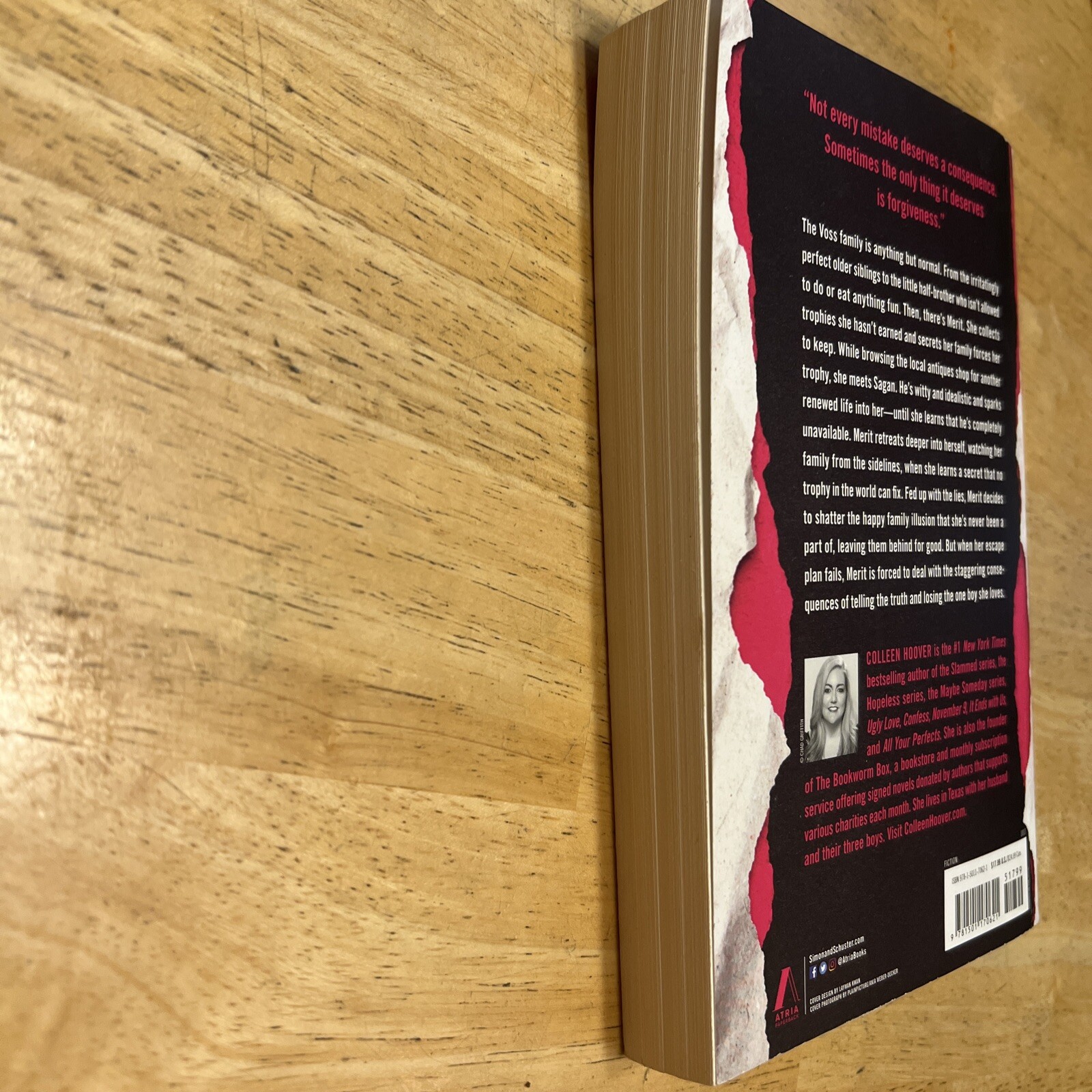 Without Merit: A Novel By Hoover, Colleen – GOOD