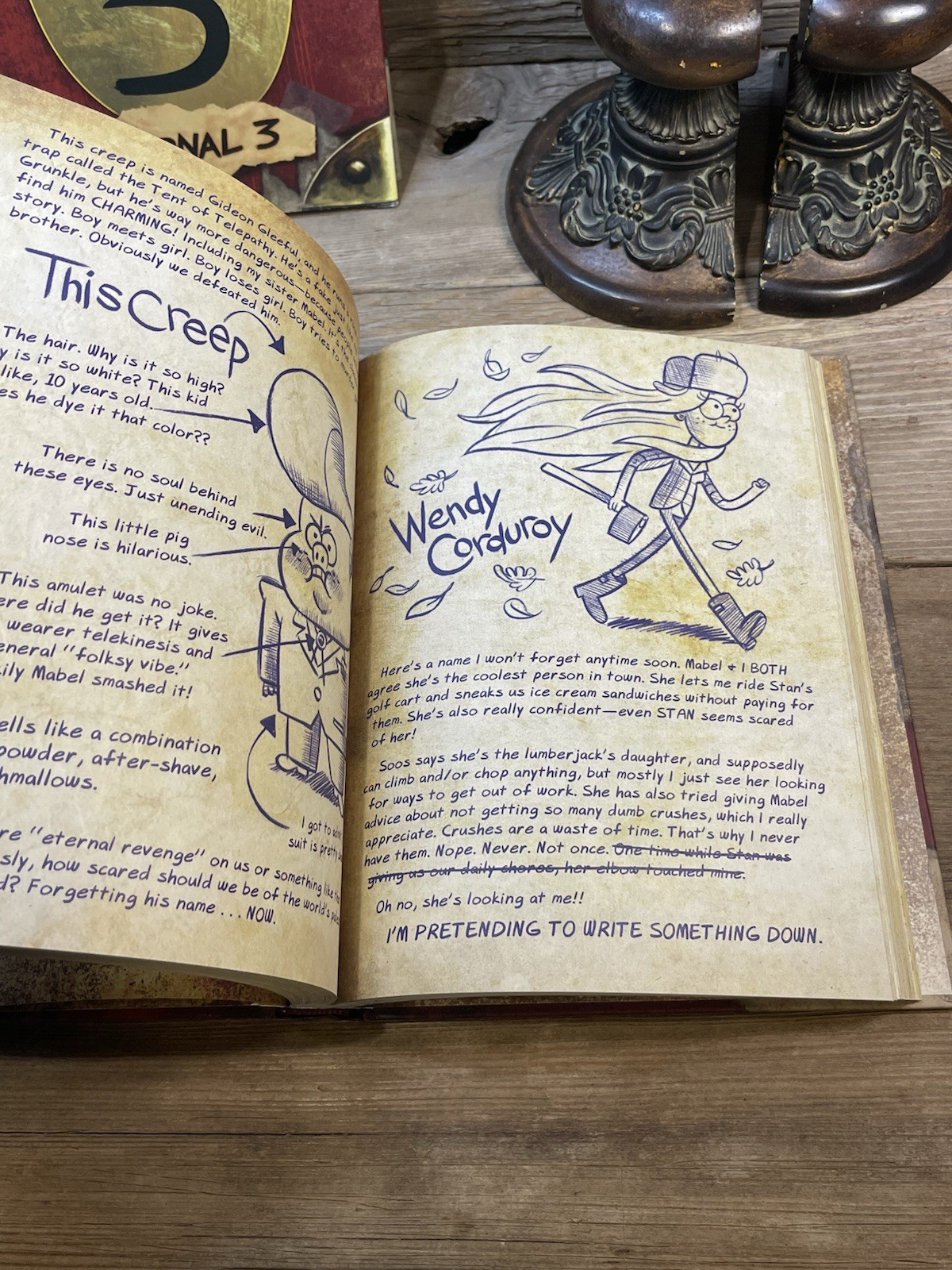 “Gravity Falls Journal 3” First Edition HCDJ Alex Hirsch & Rob Renzetti (2016)