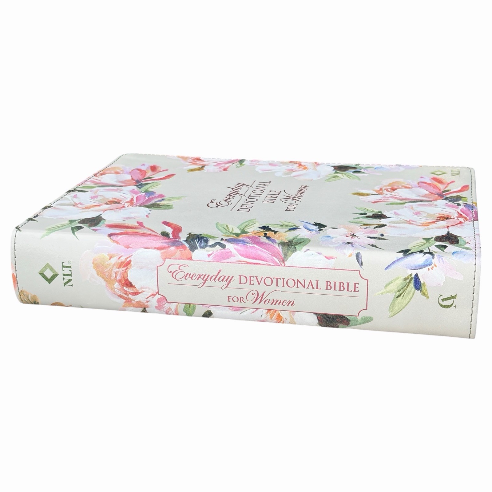 NLT Holy Bible Everyday Devotional Bible for Women New Living Translation Floral