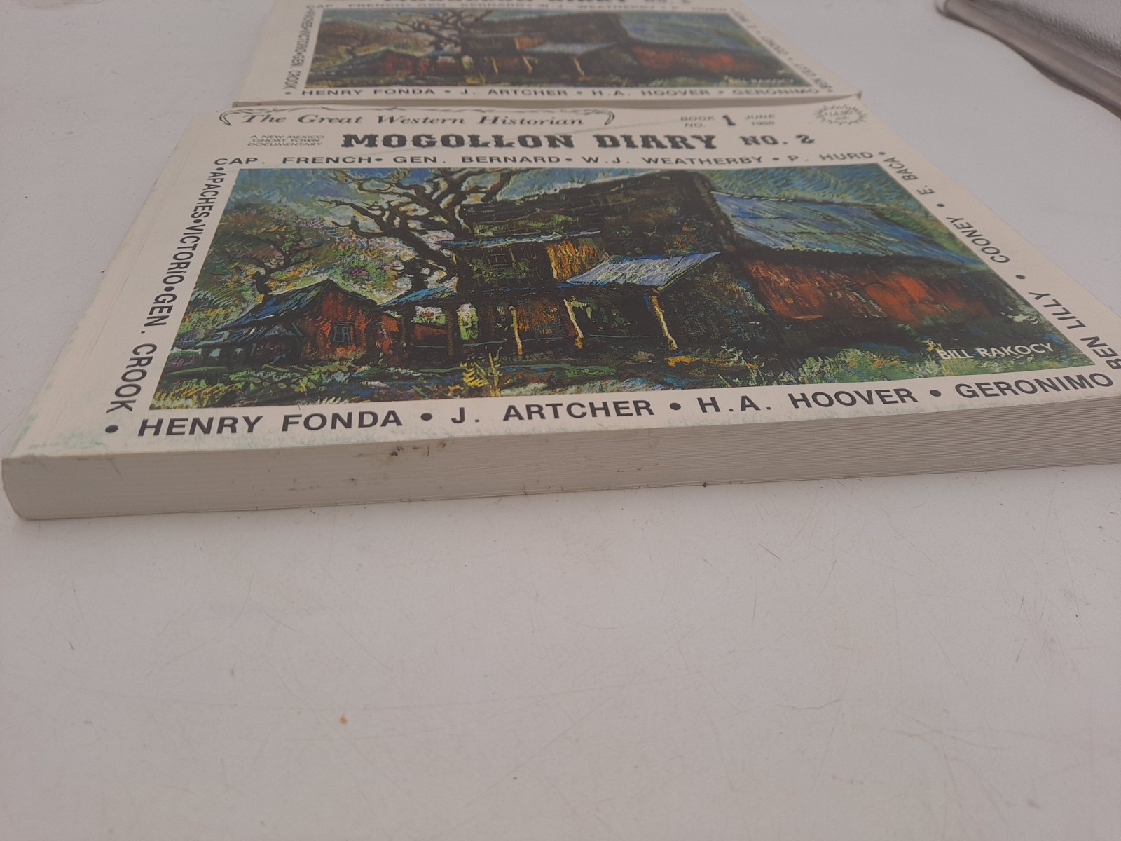 Signed + Drawing – Mogollon Diary: 1877-1977 – William Rakocy Trade Paperback/2