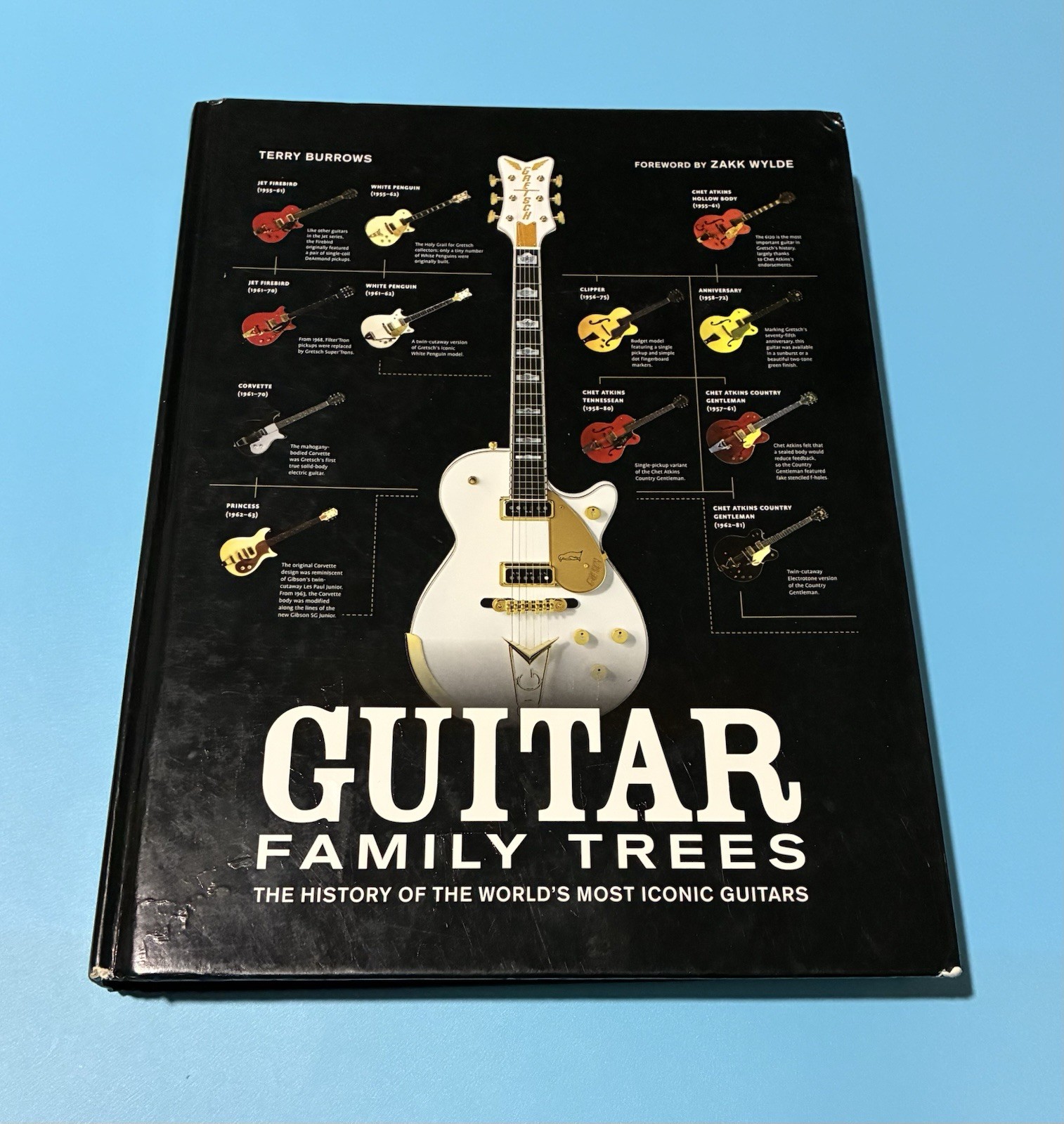 Guitar Family Trees: History of The World’s Most Iconic Guitars (2017, Hardcover