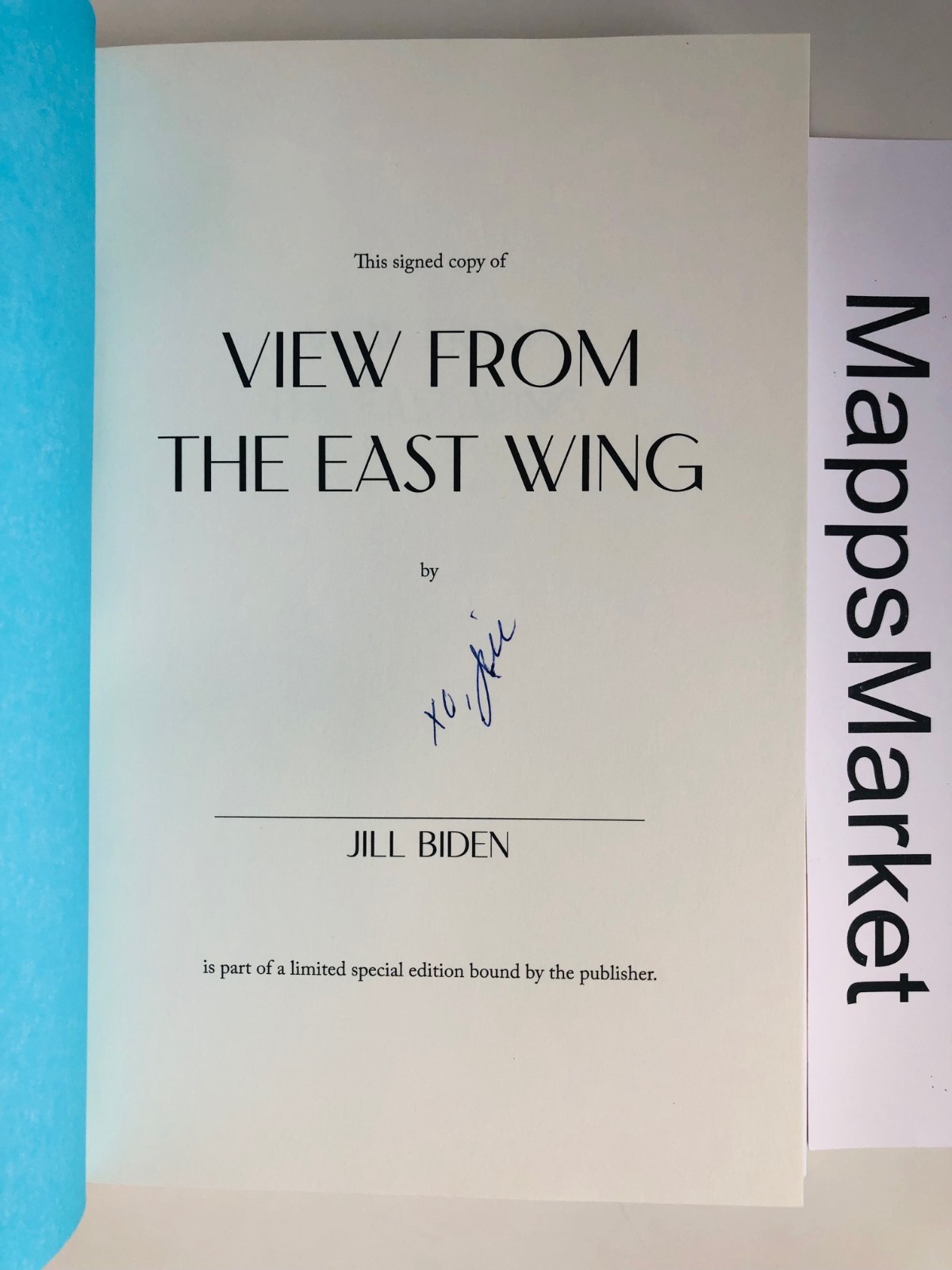 View from the East Wing: A Memoir SIGNED by Jill Biden 1st/1st (2026, Hardcover)