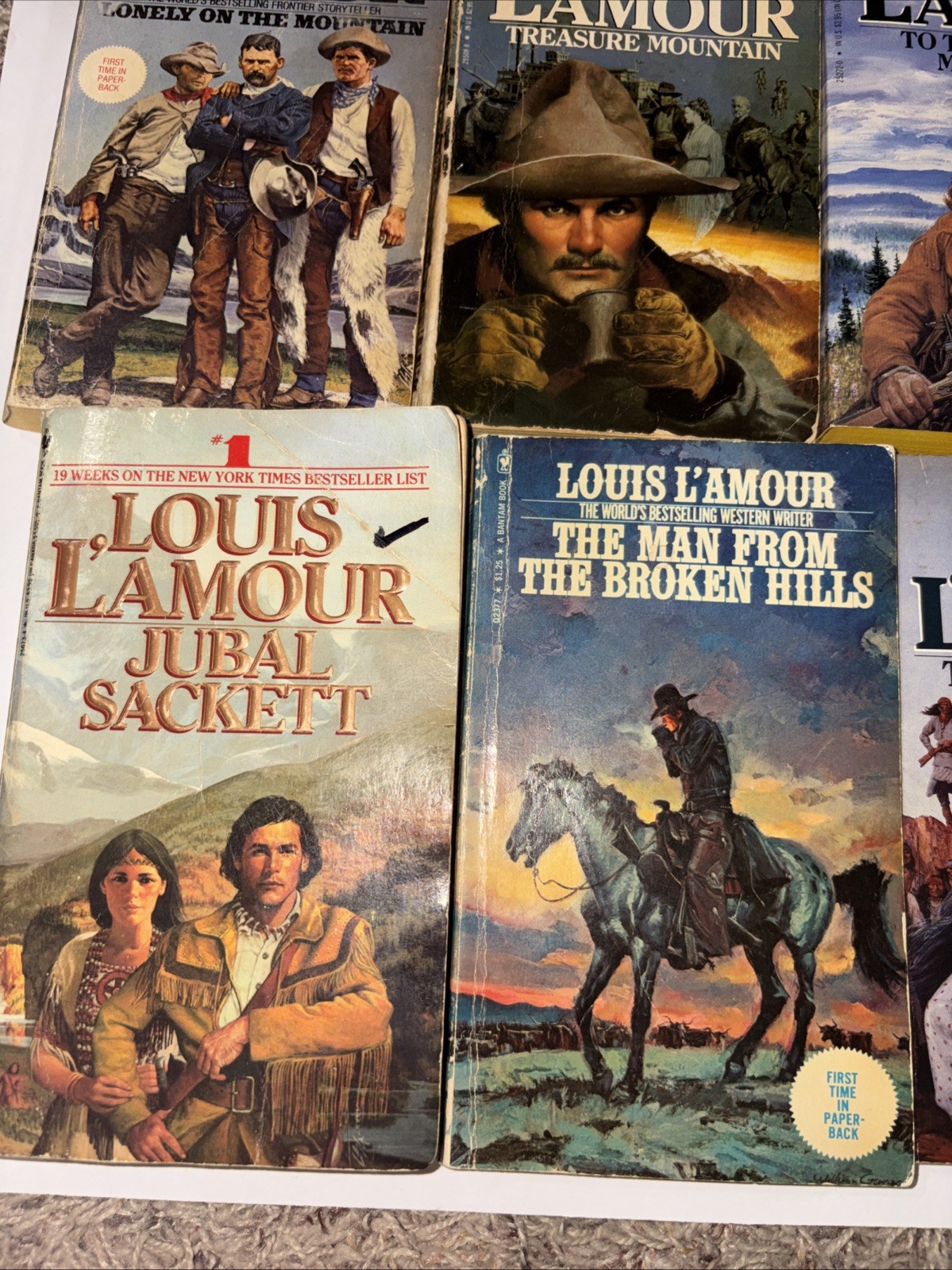 Complete Set Series Lot of 19 Sackett Family Saga Books by Louis L’Amour Set 17