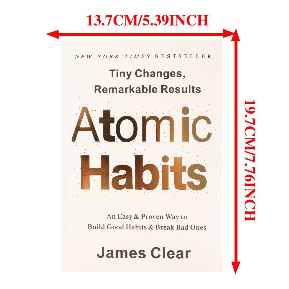 *Atomic Habits* Paperback by James Clear Build Good Habits & Break Bad Ones.