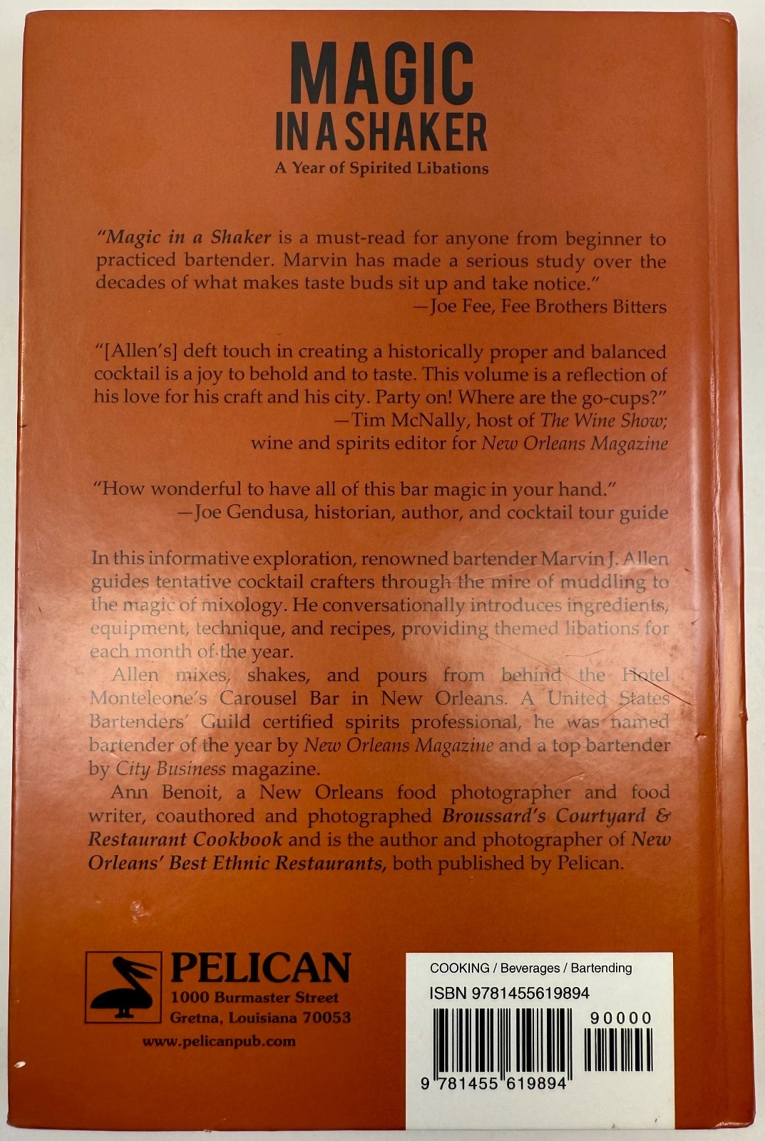 Magic in a Shaker A Year of Spirited Libations Marvin Allen – SIGNED BY AUTHOR