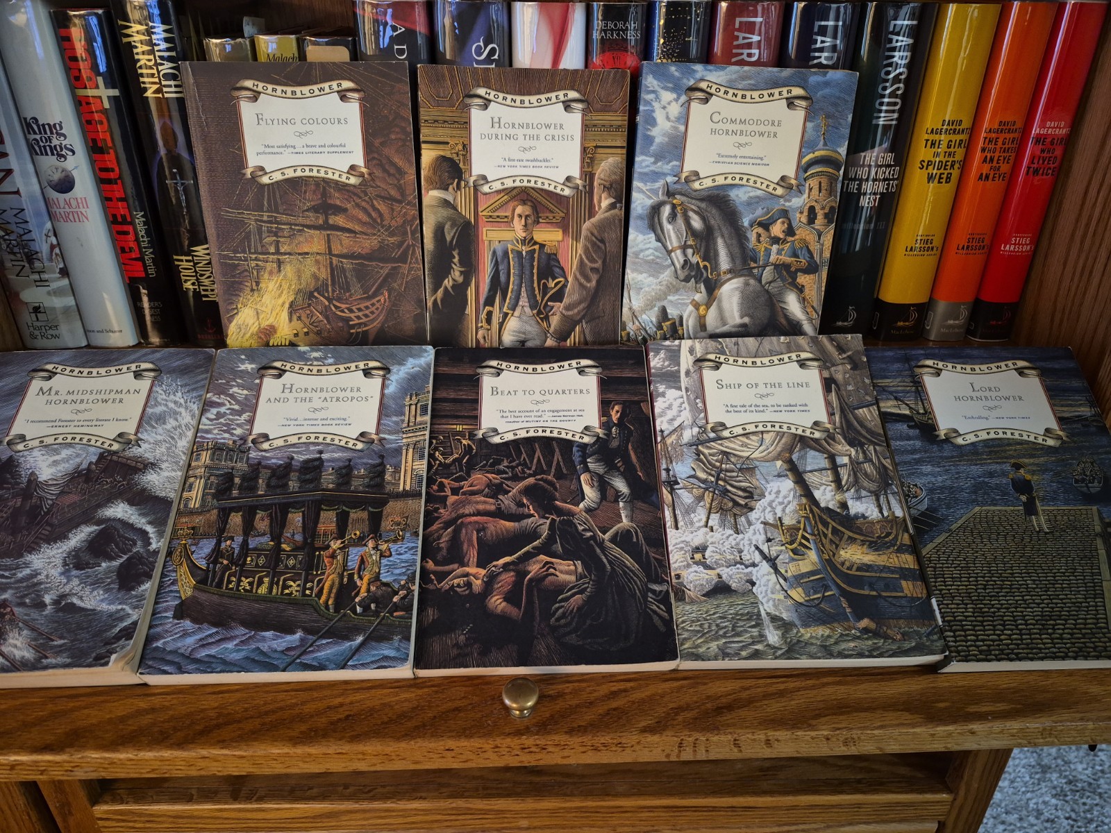Hornblower 8 book lot by C. S. Forester (Paperbacks) Books 1,4,5,6,7,8,9 and 10