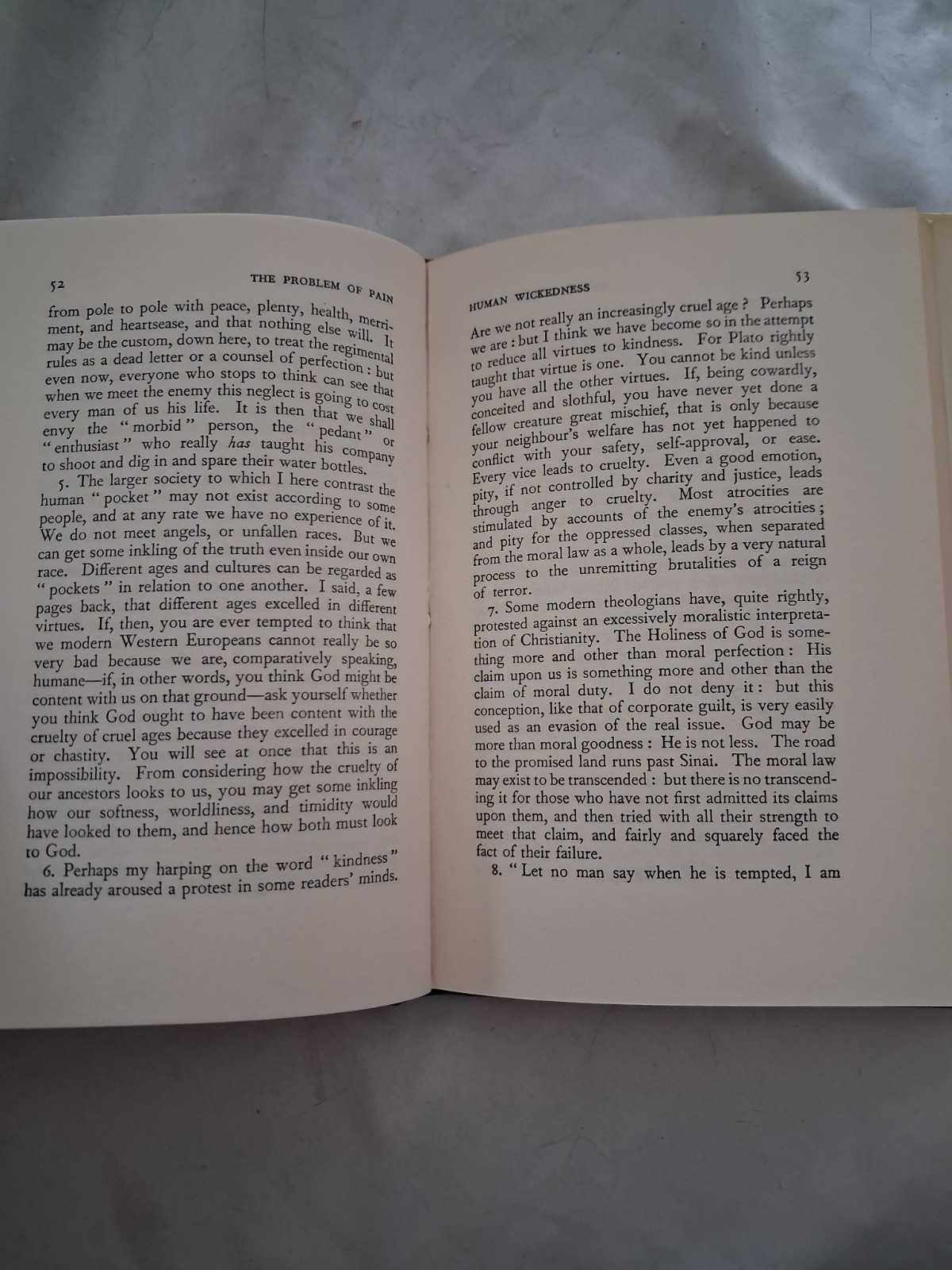 C.S. Lewis The Problem of Pain 1977 Macmillan Hardcover, 19th printing