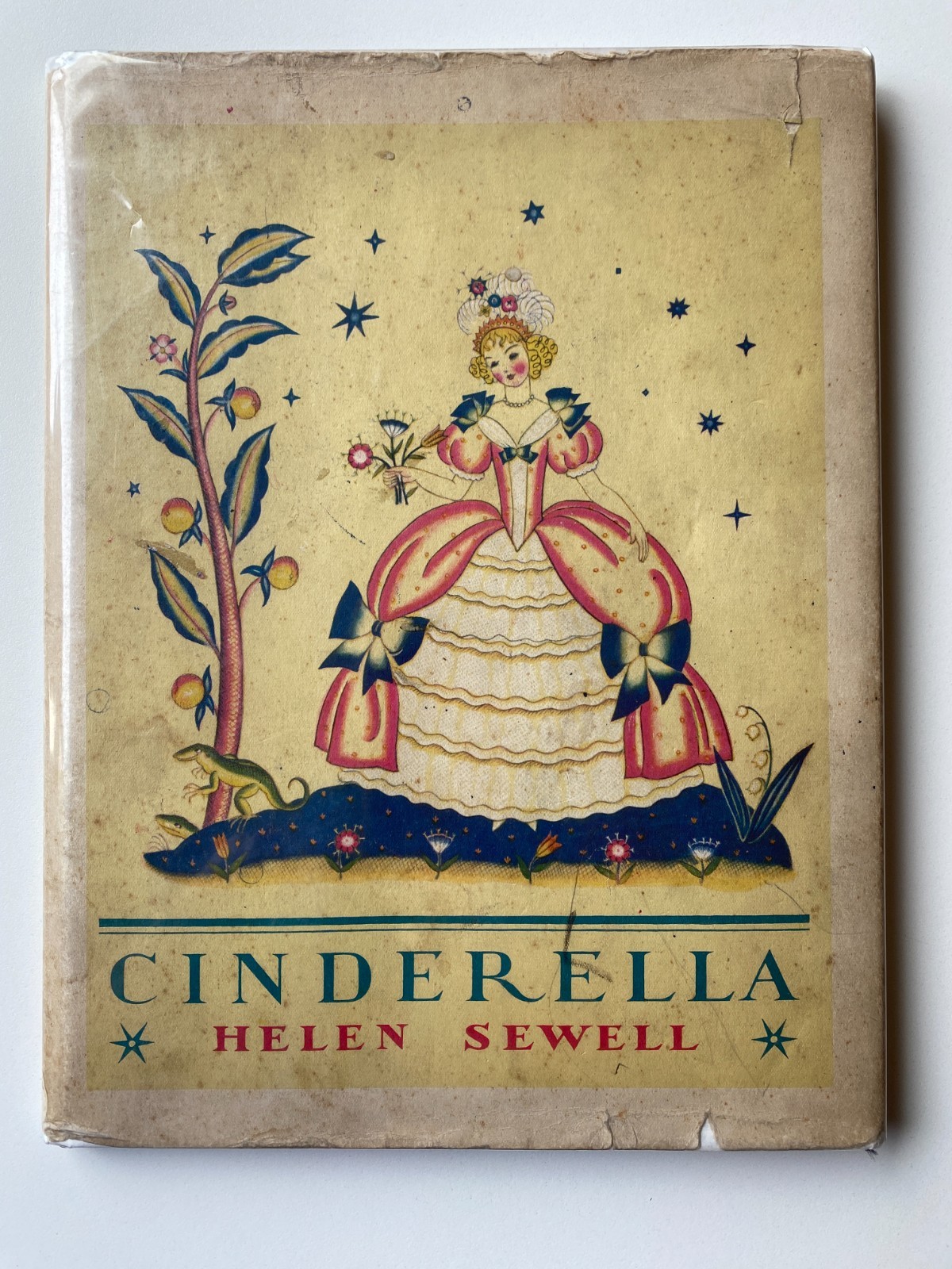 CINDERELLA~Helen Sewell~1937 1st HCDJ~Macmillan~RARE IN JACKET~Not XLB~