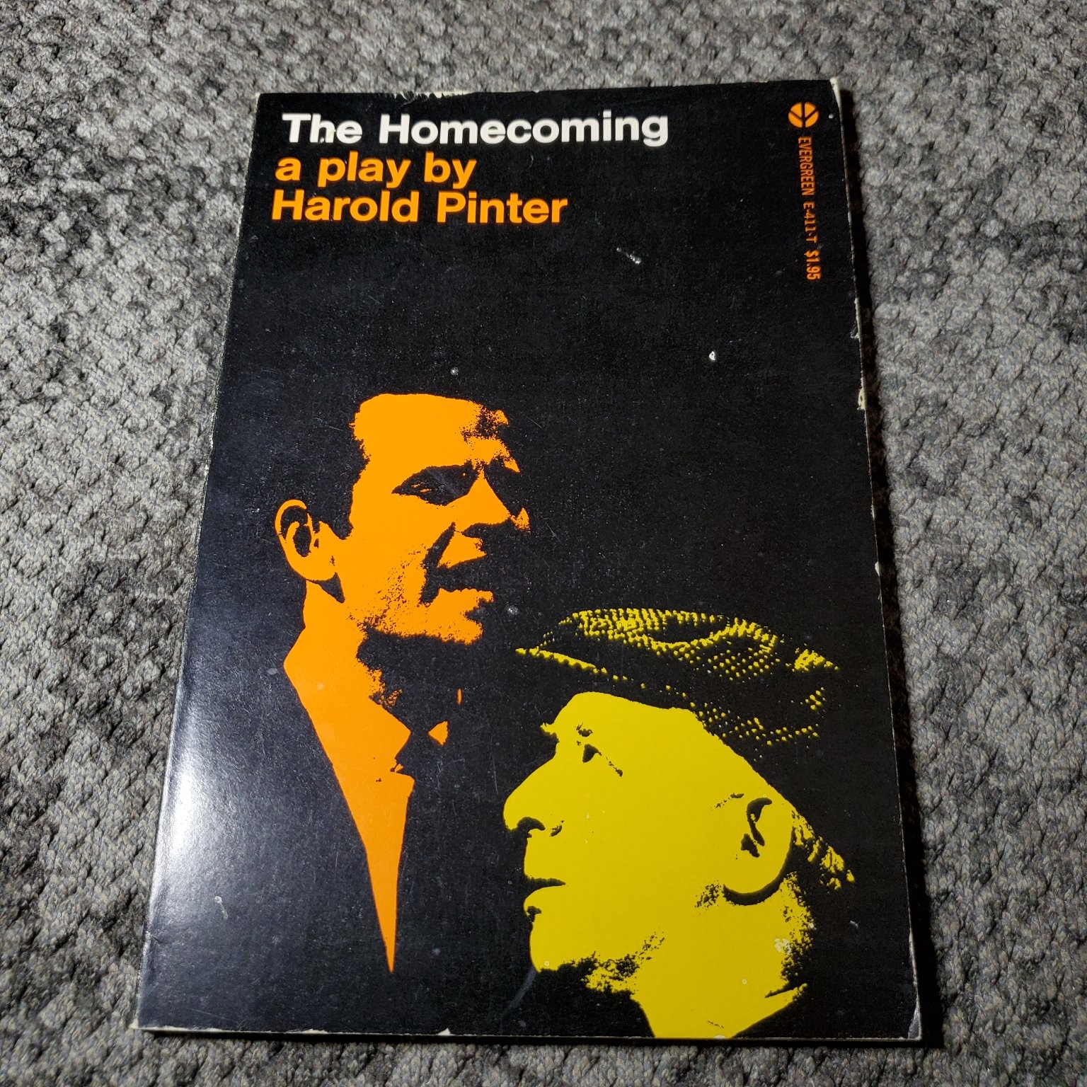 The Homecoming Harold Pinter 1966 Play Drama Evergreen Grove Press