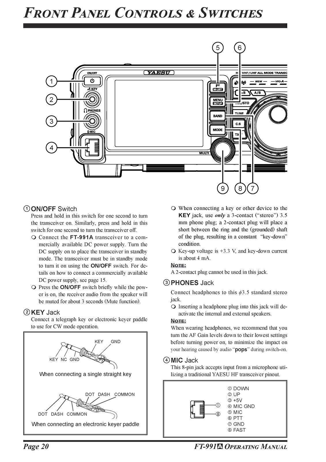 YAESU FT-991A Transceiver Instruction Manual Operating Guide TOUGH COIL BINDING